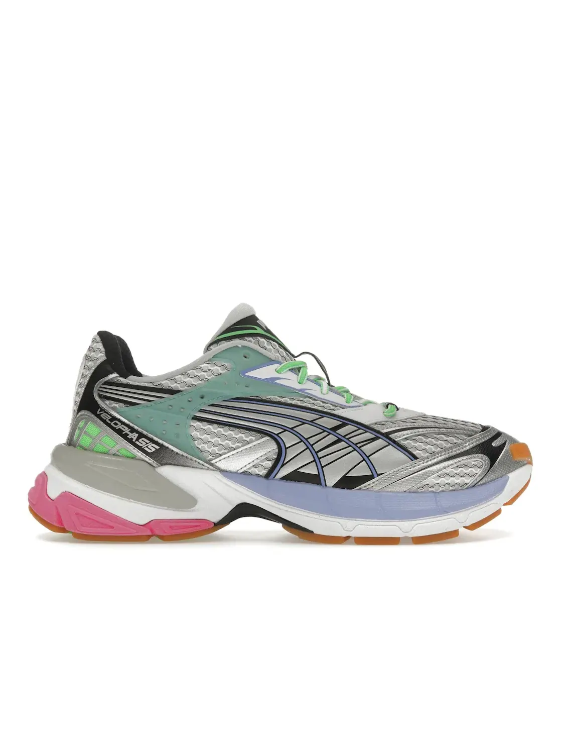 Мужские кроссовки с сетчатым верхом Puma Velophasis Phased — изображение 1 из 4, черный