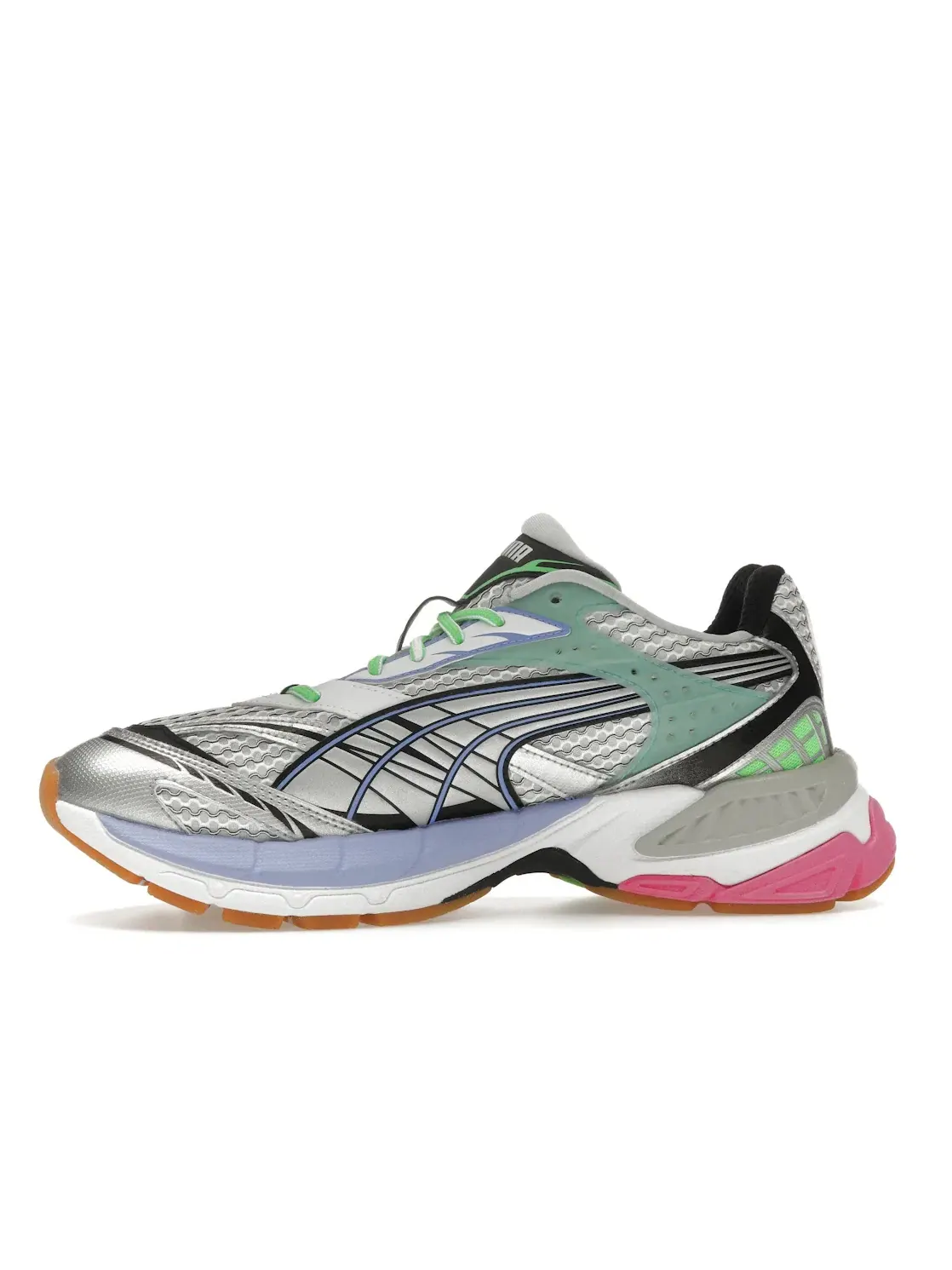 Мужские кроссовки с сетчатым верхом Puma Velophasis Phased — изображение 3 из 4, черный
