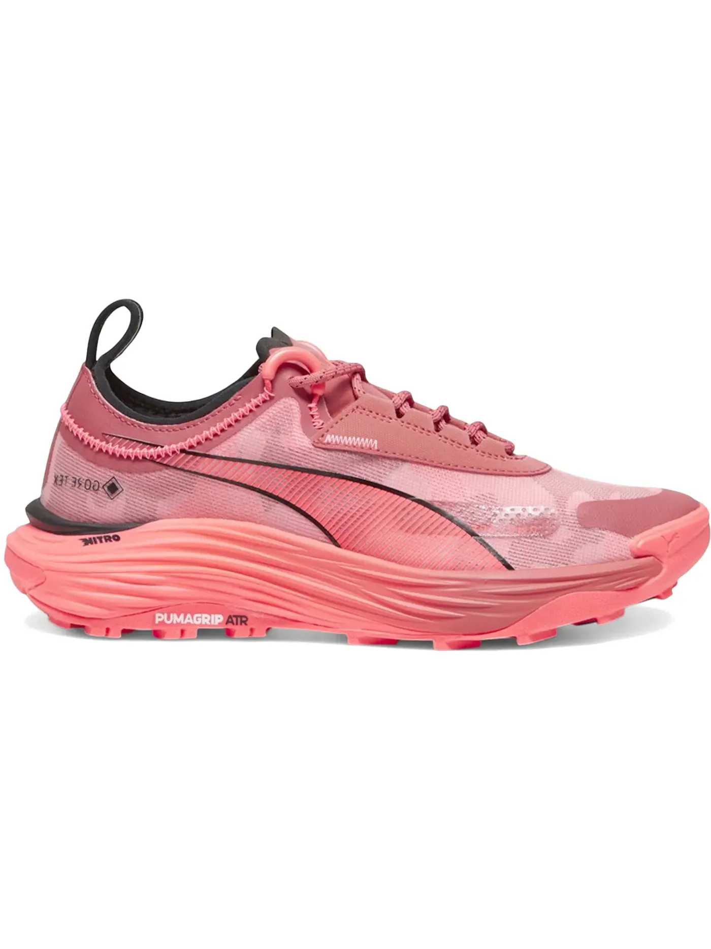 Женские кроссовки для бега с мембраной Gore-Tex Puma Voyage Nitro 3 Gore-Tex — изображение 1 из 1, красный//черный