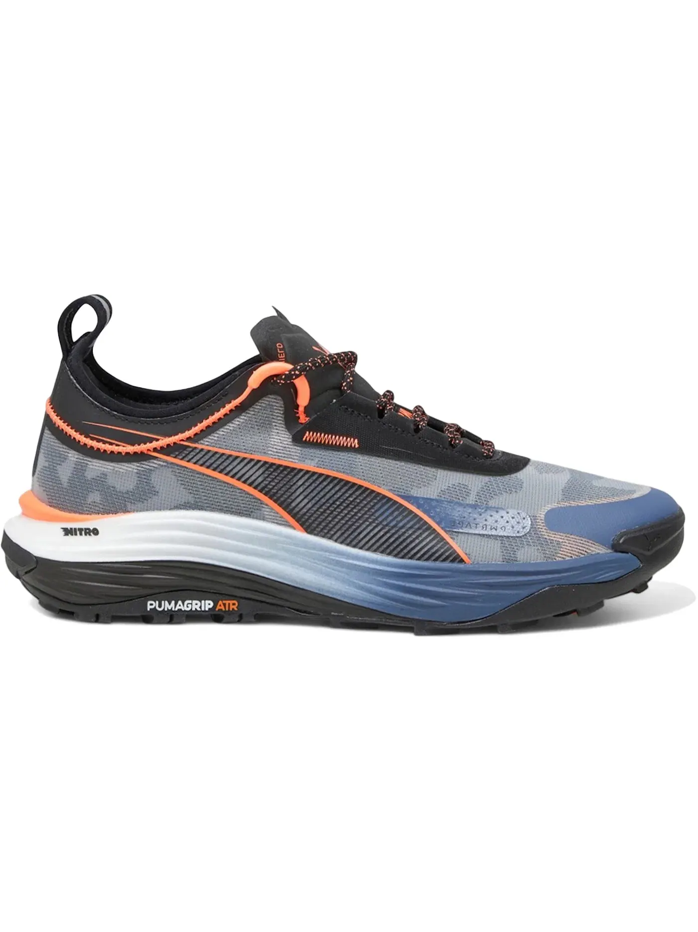 Мужские кроссовки для бега Puma Voyage Nitro 3 Puma — изображение 1 из 1, синий/черный/неоновый