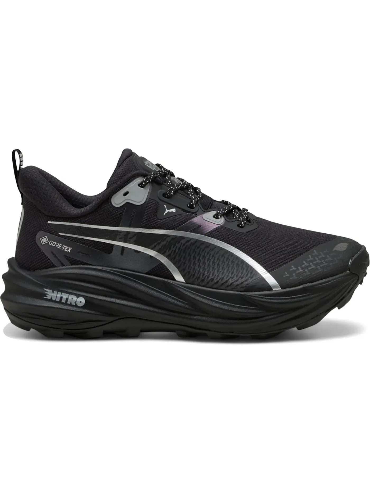 Мужские кроссовки для бега Puma Voyage Nitro 4 Gore-Tex Puma Black/Puma Silver — изображение 1 из 1