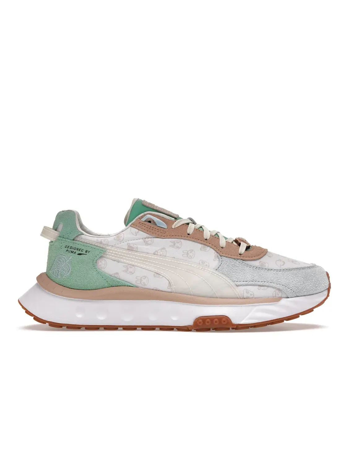 Мужские кроссовки с принтом Puma Wild Rider Puma — изображение 1 из 4, светлый белый