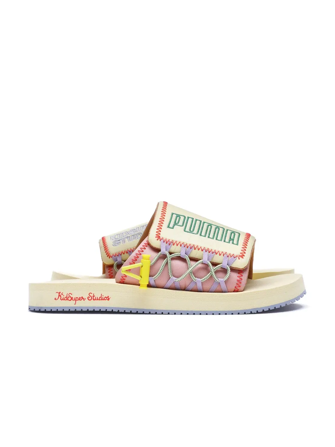 Мужские шлепанцы Puma Wilo Slide — изображение 1 из 4, желтый/бежевый