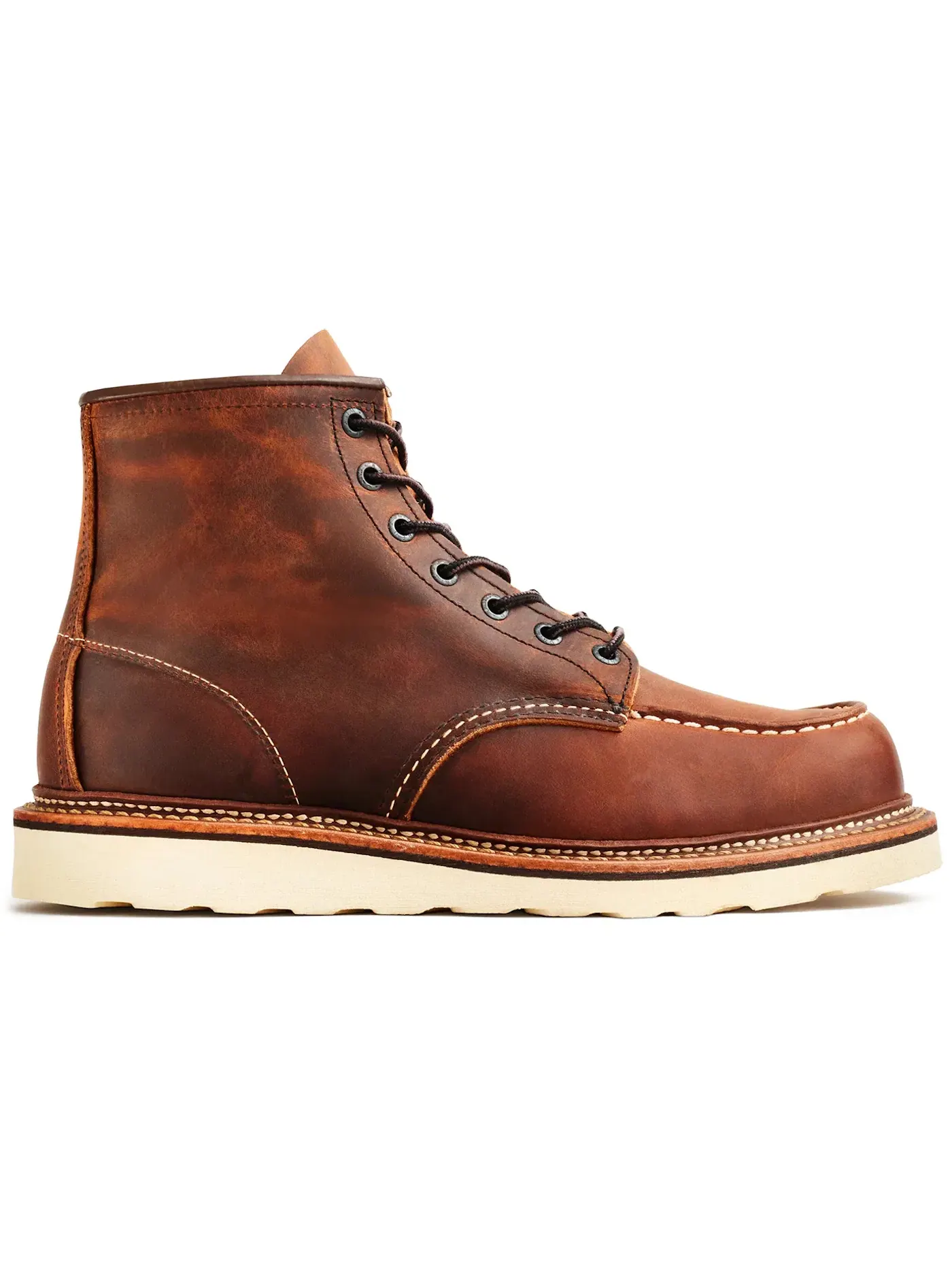 Мужские ботинки классические с мокасиновым носком 6 дюймов Red Wing Shoes, Copper Rough & Tough Leather