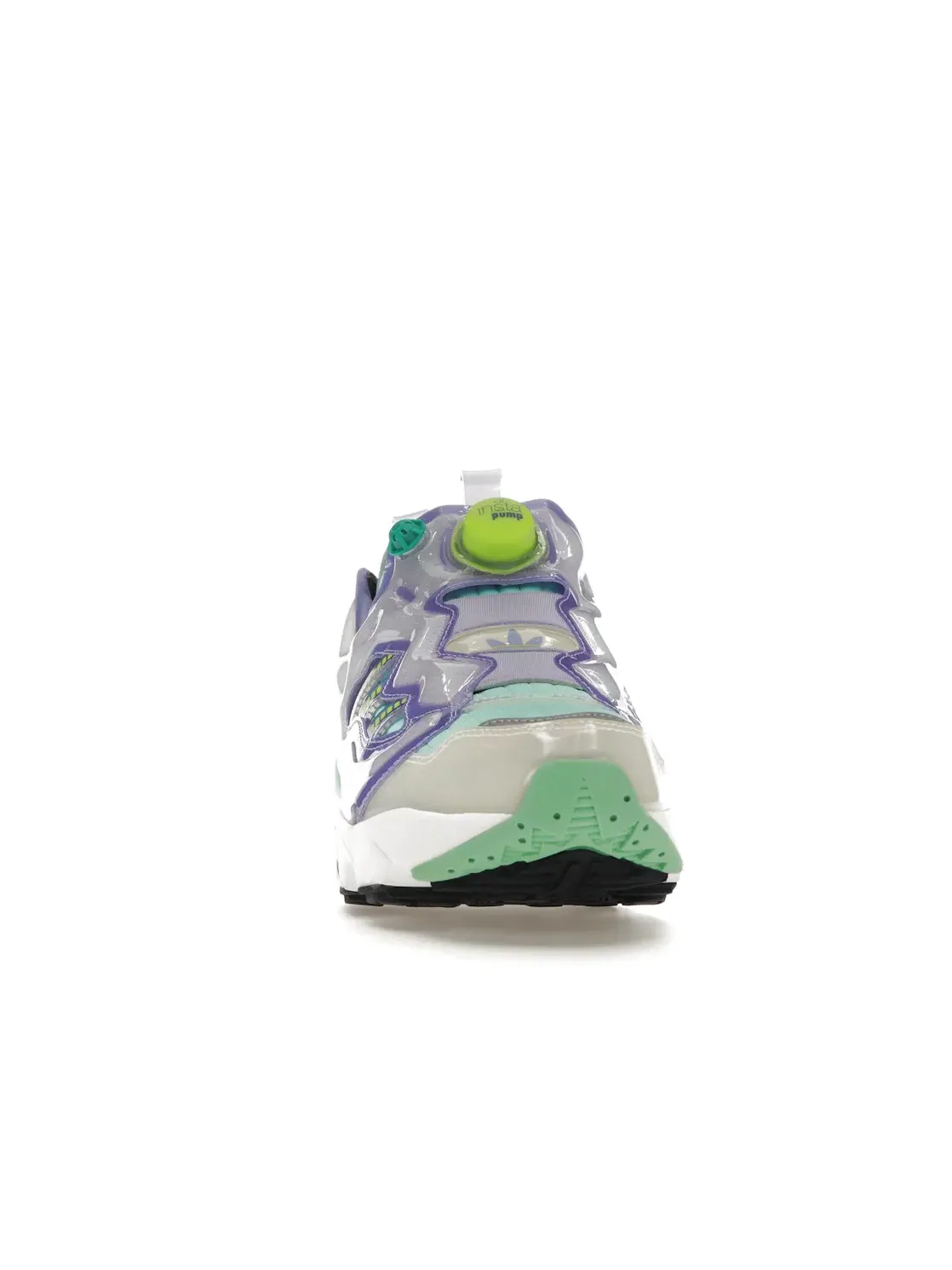 Кроссовки мужские Reebok Lifestyle x Adidas ZX Fury, коллаборация — изображение 2 из 4, фиолетовый/мятный/желтый
