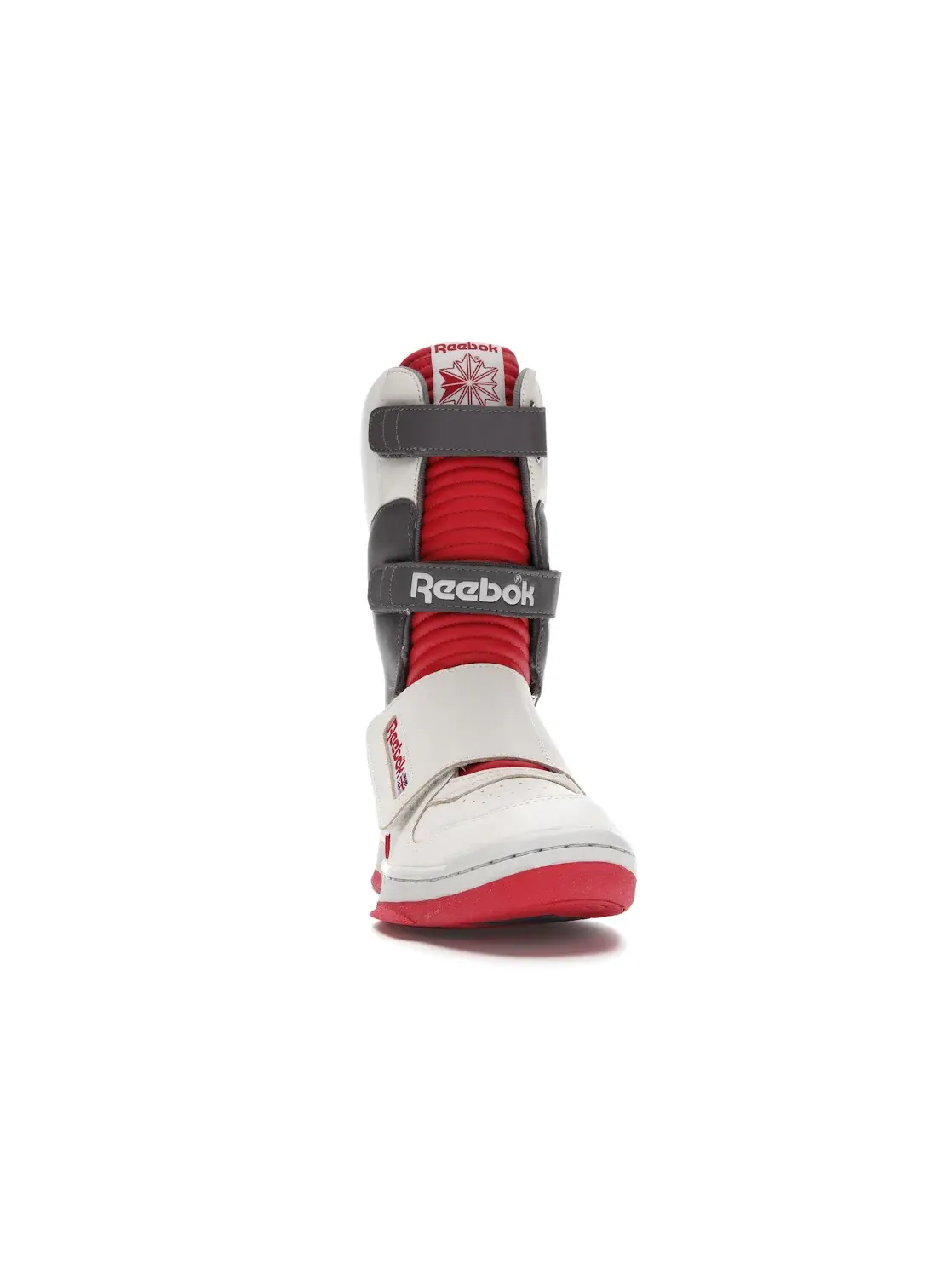 Кроссовки мужские Reebok Alien Stomper Lifestyle, высокие — изображение 2 из 4, кремовый белый/красный