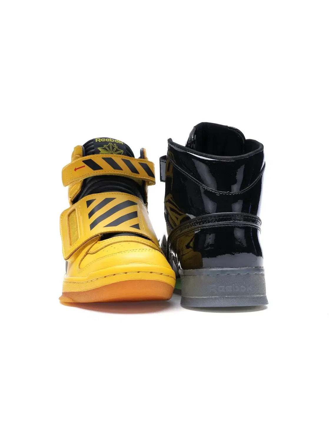 Кроссовки Reebok Alien Stomper Mid Lifestyle Retro Yellow/Black-Gum — изображение 2 из 4, желтый/черный
