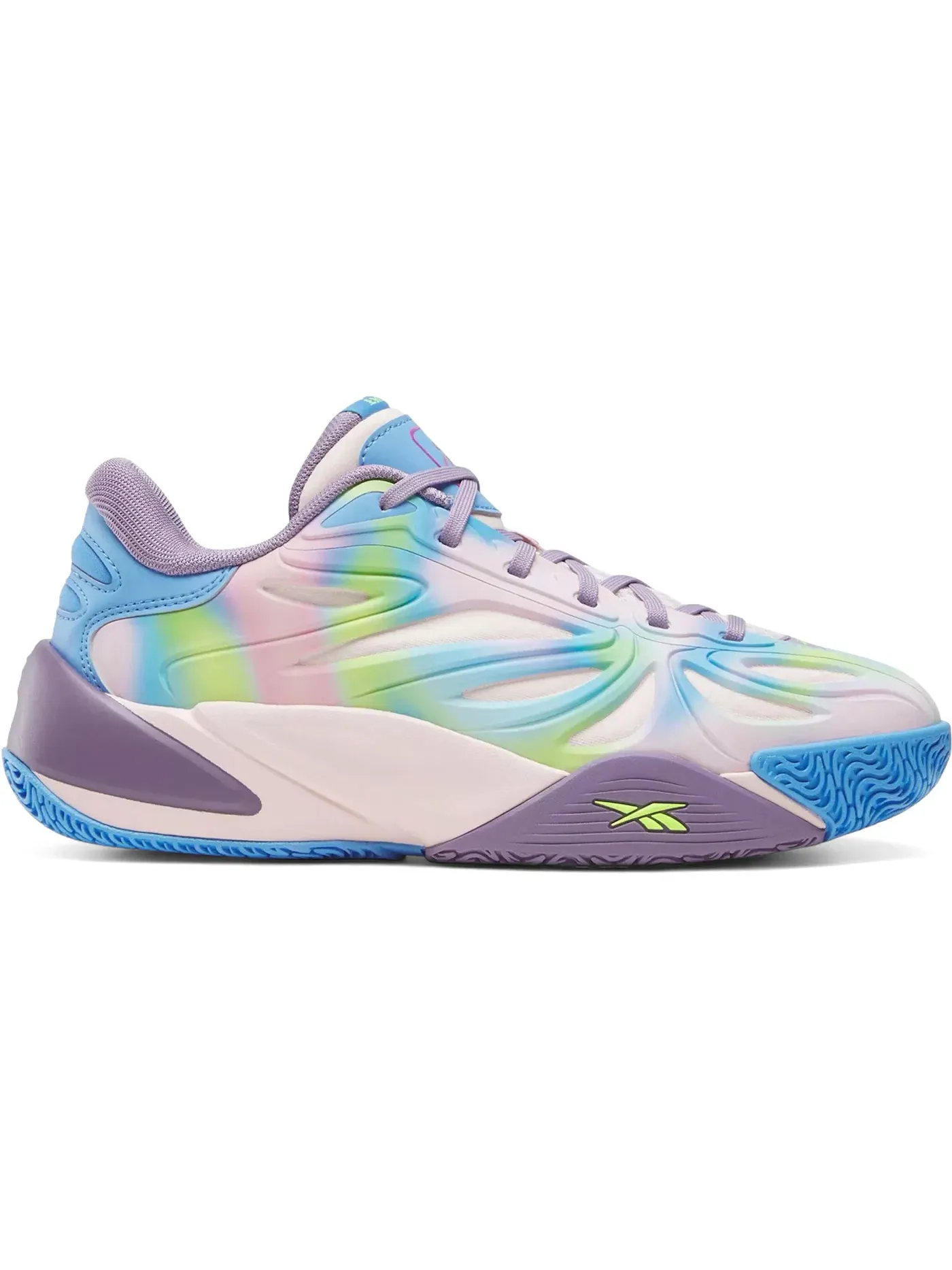 Кроссовки детские Reebok Angel Reese 1, с контрастными деталями — изображение 1 из 1, голубой/фиолетовый/синий