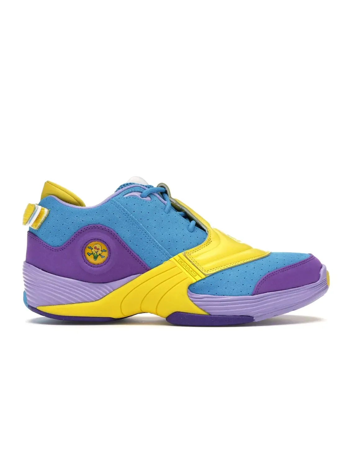 Кроссовки мужские Reebok Answer 5 BBC Ice Cream, Lifestyle — изображение 1 из 4, фиолетовый-желтый
