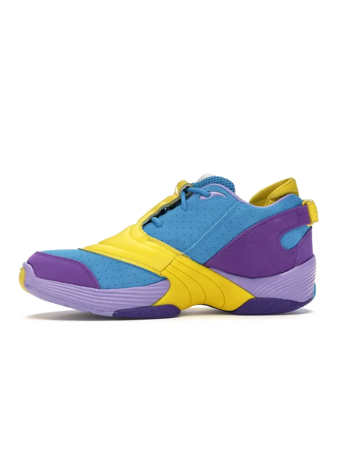 Кроссовки мужские Reebok Answer 5 BBC Ice Cream, Lifestyle — изображение 3 из 4, фиолетовый-желтый