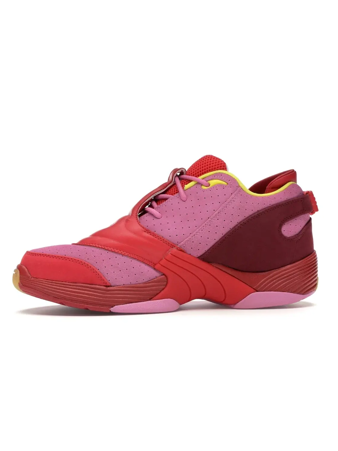 Кроссовки Reebok Answer 5 lifestyle, коллаборация BBC Ice Cream — изображение 3 из 4, розовый-желтый