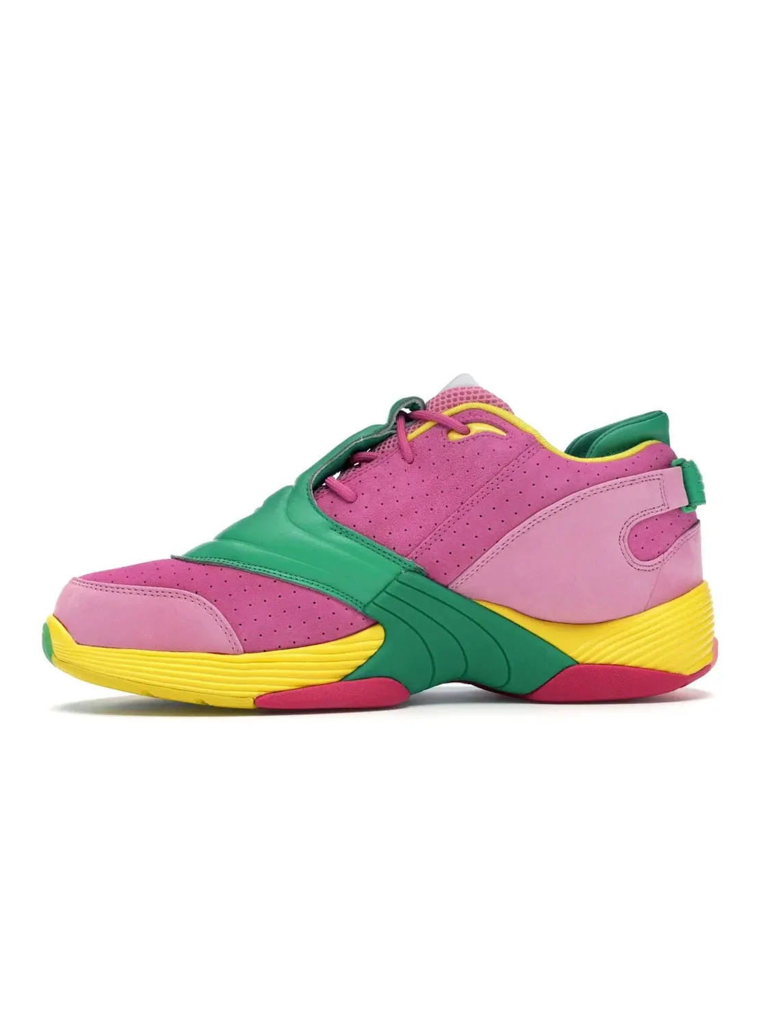 Кроссовки Reebok Answer 5 BBC Icecream ComplexCon (2019) — изображение 3 из 4, розовый/зеленый-желтый