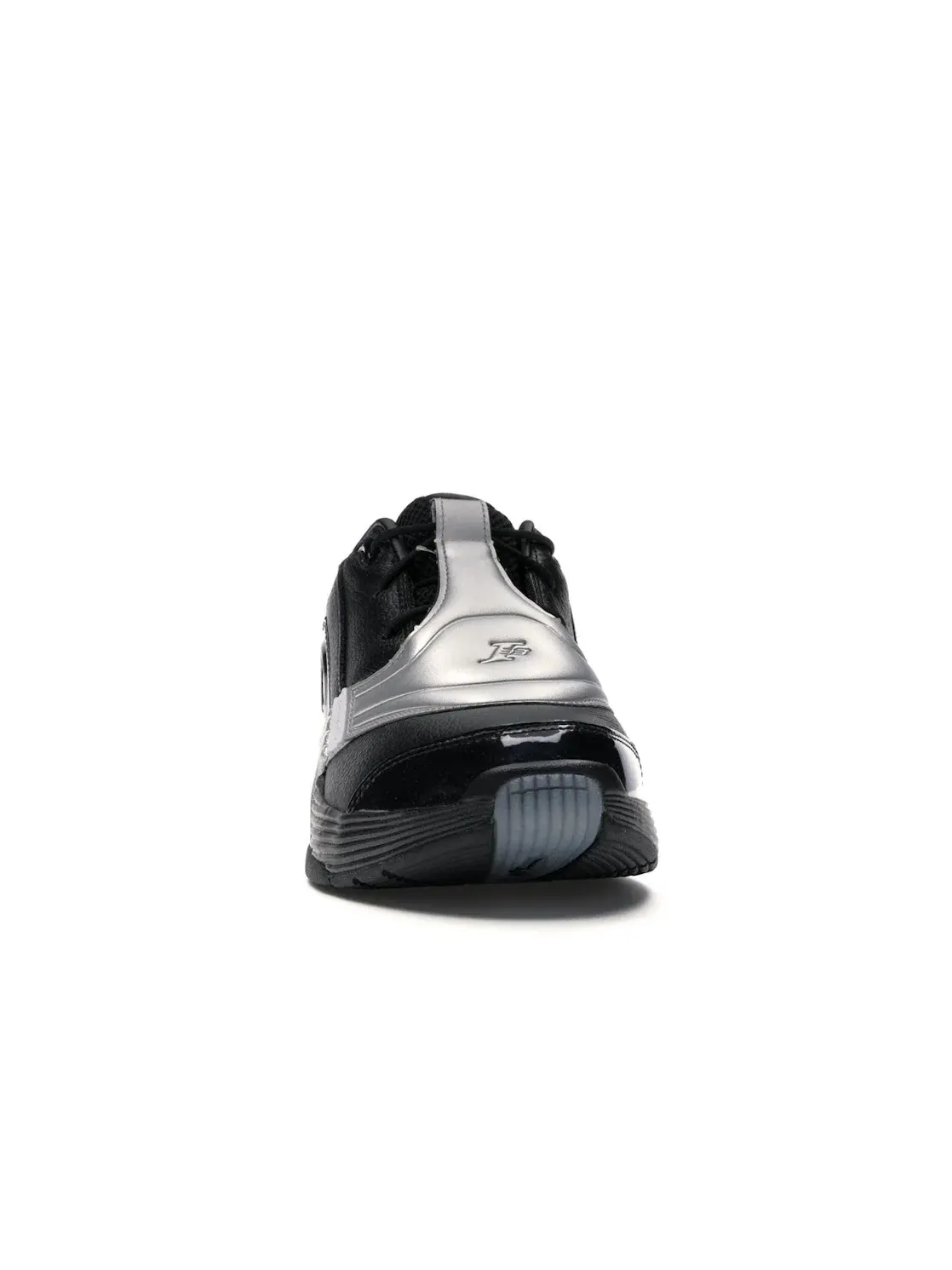 Кроссовки мужские Reebok Answer 5, с серебристыми вставками — изображение 2 из 4, черный/серебристый