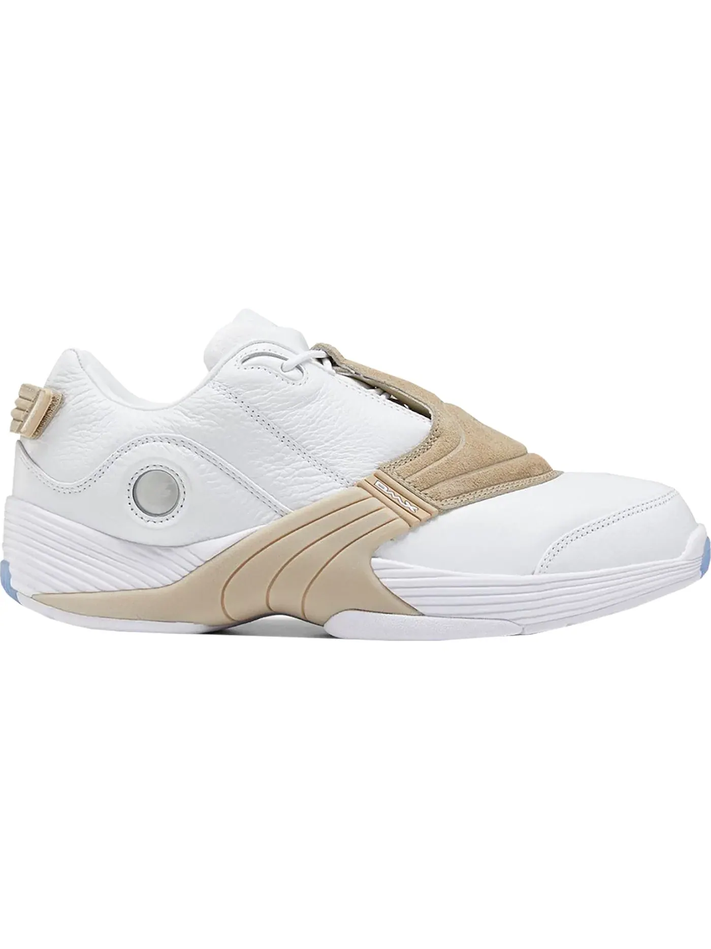 Кроссовки мужские Reebok Answer 5 Low Lifestyle White/Gold — изображение 1 из 1, белый/золотистый