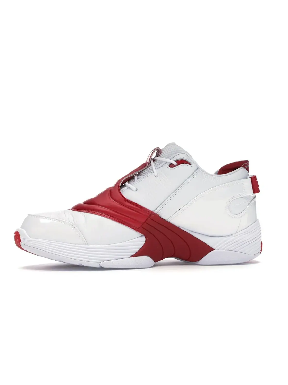 Кроссовки мужские Reebok Answer 5, кожаные — изображение 3 из 4, белый/красный