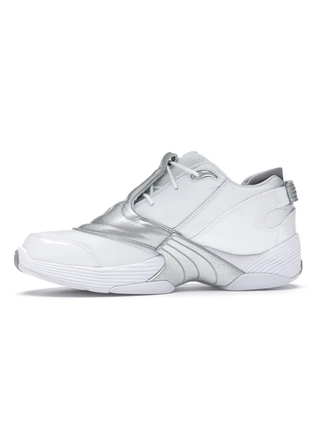 Кроссовки мужские Reebok Lifestyle Answer 5 White Matte Silver — изображение 3 из 4, белый серебристый