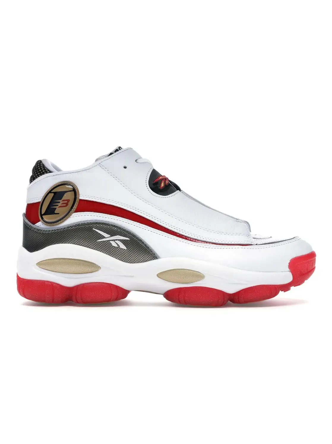 Кроссовки мужские Reebok Answer DMX, классический дизайн — изображение 1 из 4, белый/красный