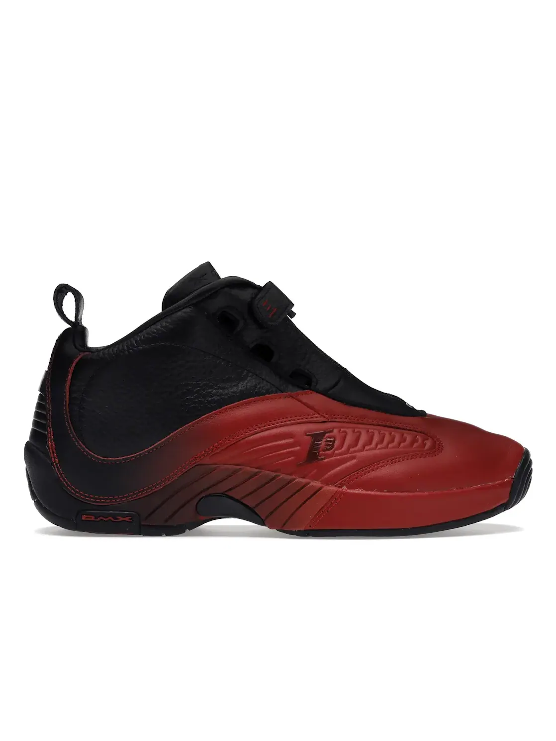 Кроссовки мужские Reebok Answer IV Lifestyle, кожаные, амортизирующие — изображение 1 из 4, черный/красный-красный