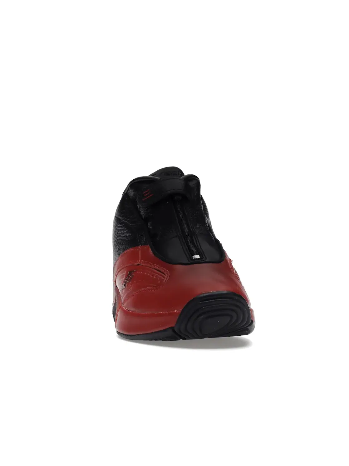 Кроссовки мужские Reebok Answer IV Lifestyle, кожаные, амортизирующие — изображение 2 из 4, черный/красный-красный