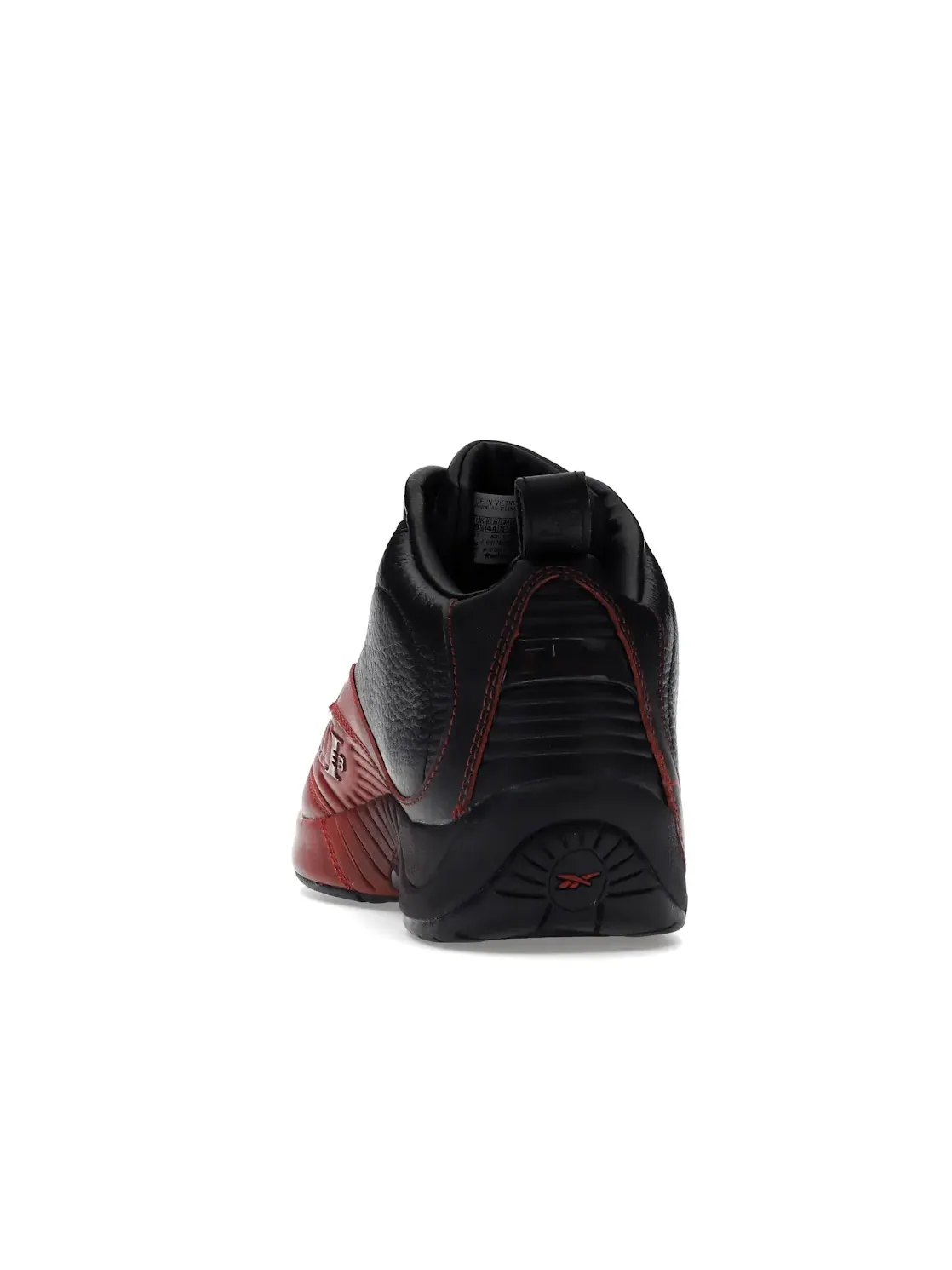 Кроссовки мужские Reebok Answer IV Lifestyle, кожаные, амортизирующие — изображение 4 из 4, черный/красный-красный