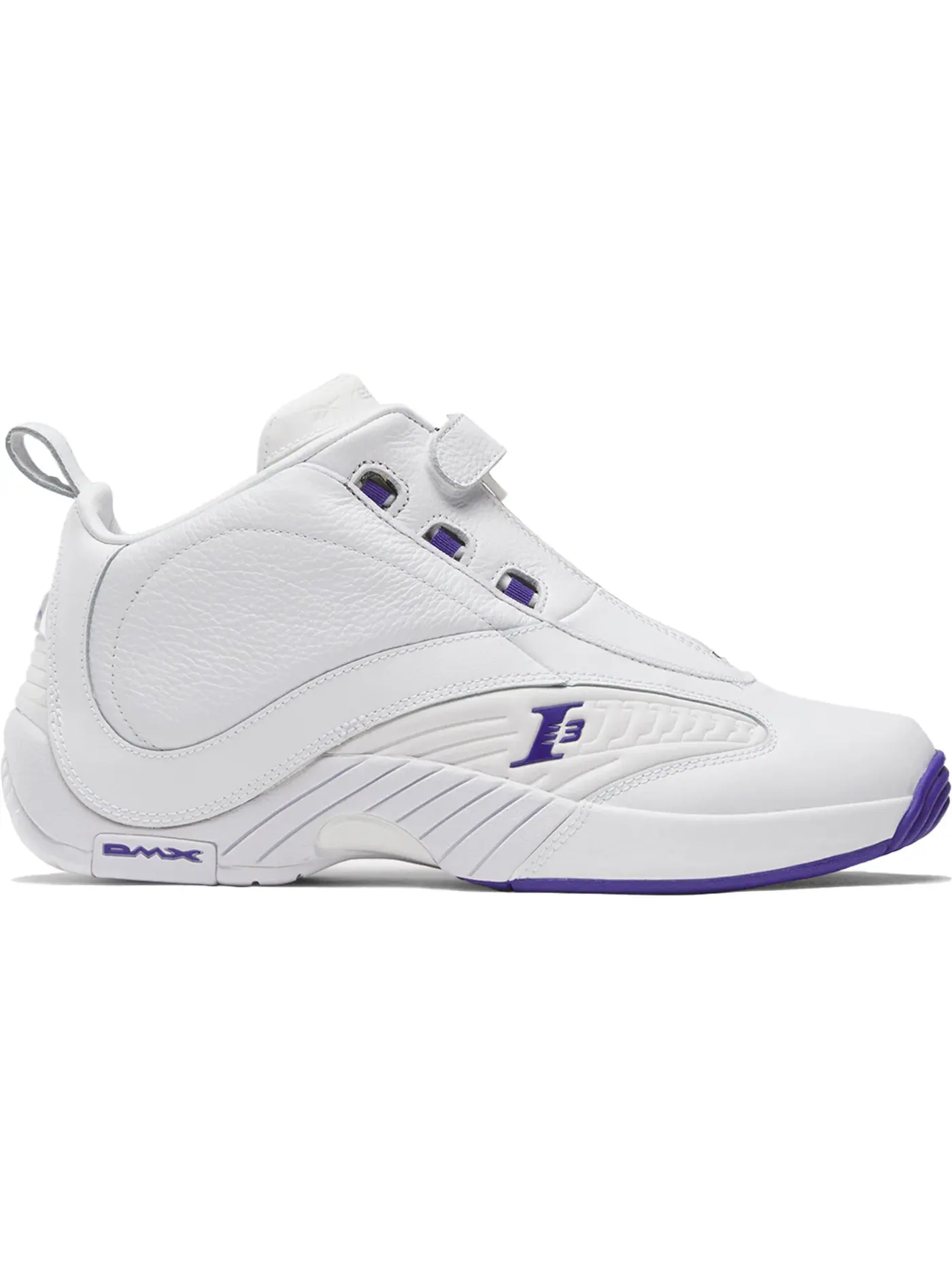 Кроссовки мужские Reebok Answer IV Lifestyle White/Team Purple/White — изображение 1 из 1, белый/фиолетовый/белый