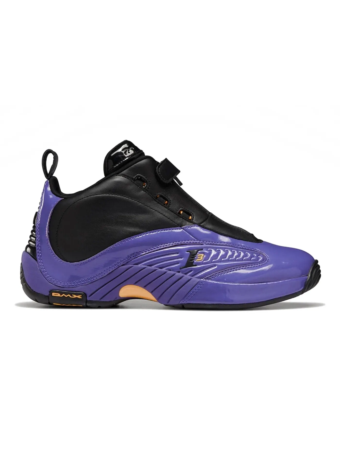 Кроссовки мужские Reebok Answer IV, Lifestyle — изображение 1 из 1, черный/фиолетовый-желтый