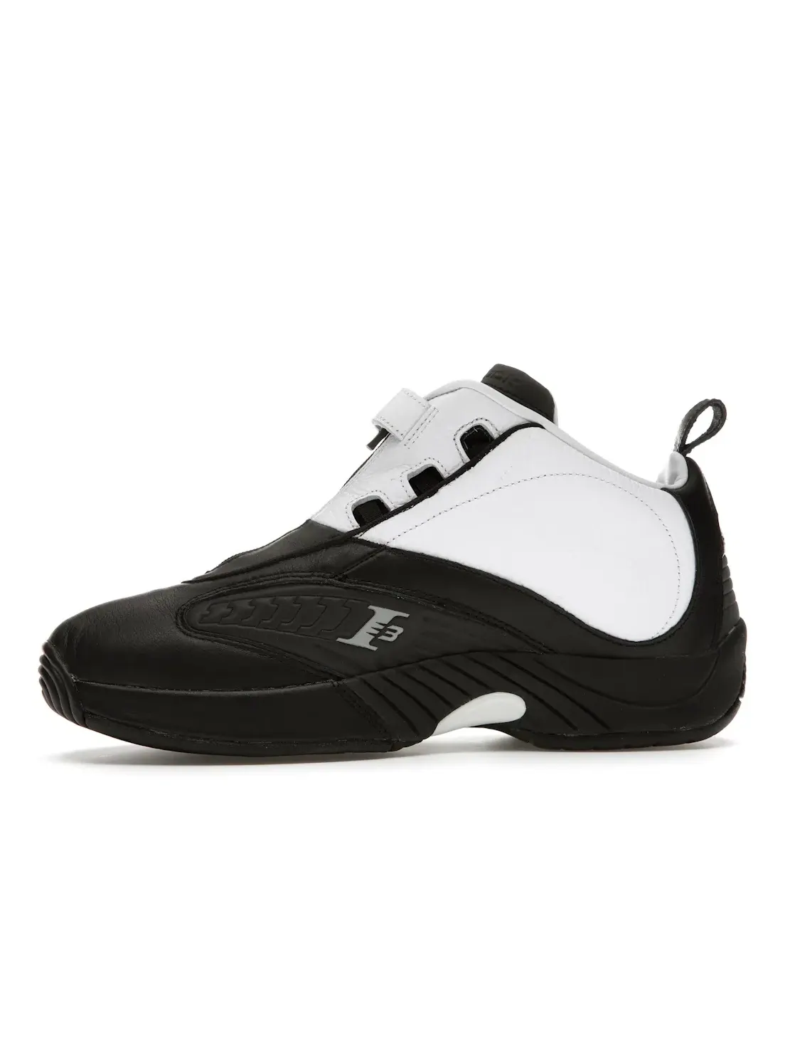 Кроссовки Reebok Answer IV Step Over, кожаные — изображение 3 из 4, белый/черный