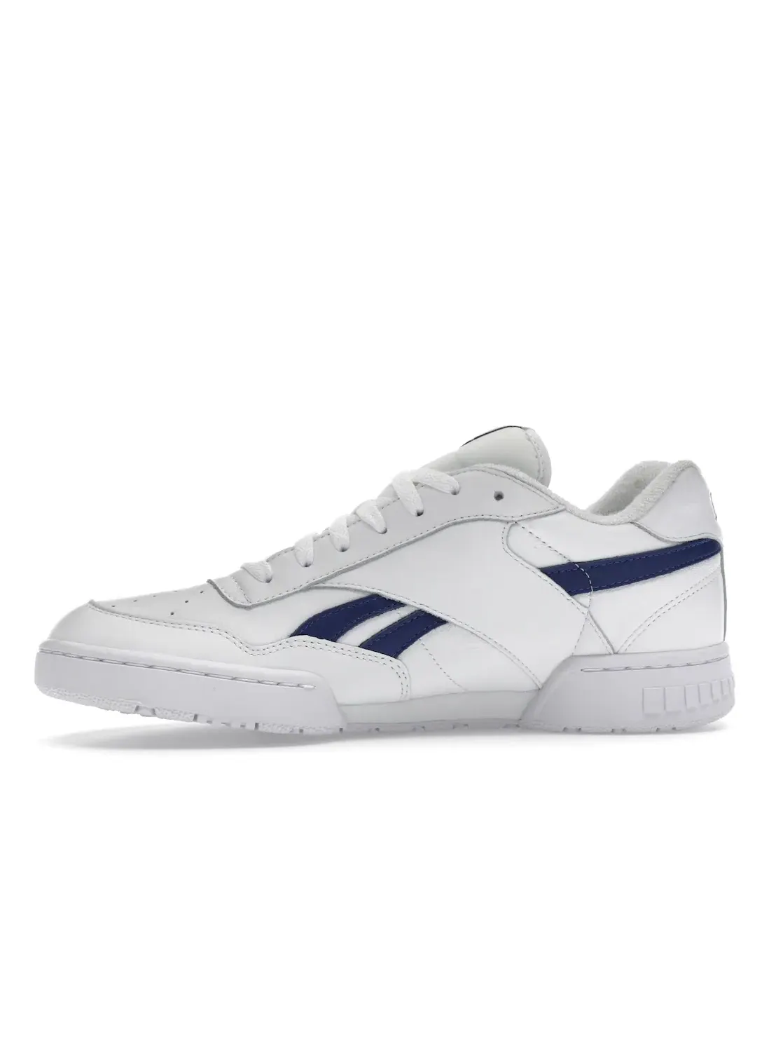 Кроссовки Reebok Lifestyle BB 4000, кожаные — изображение 3 из 4, белый/темный темно-синий