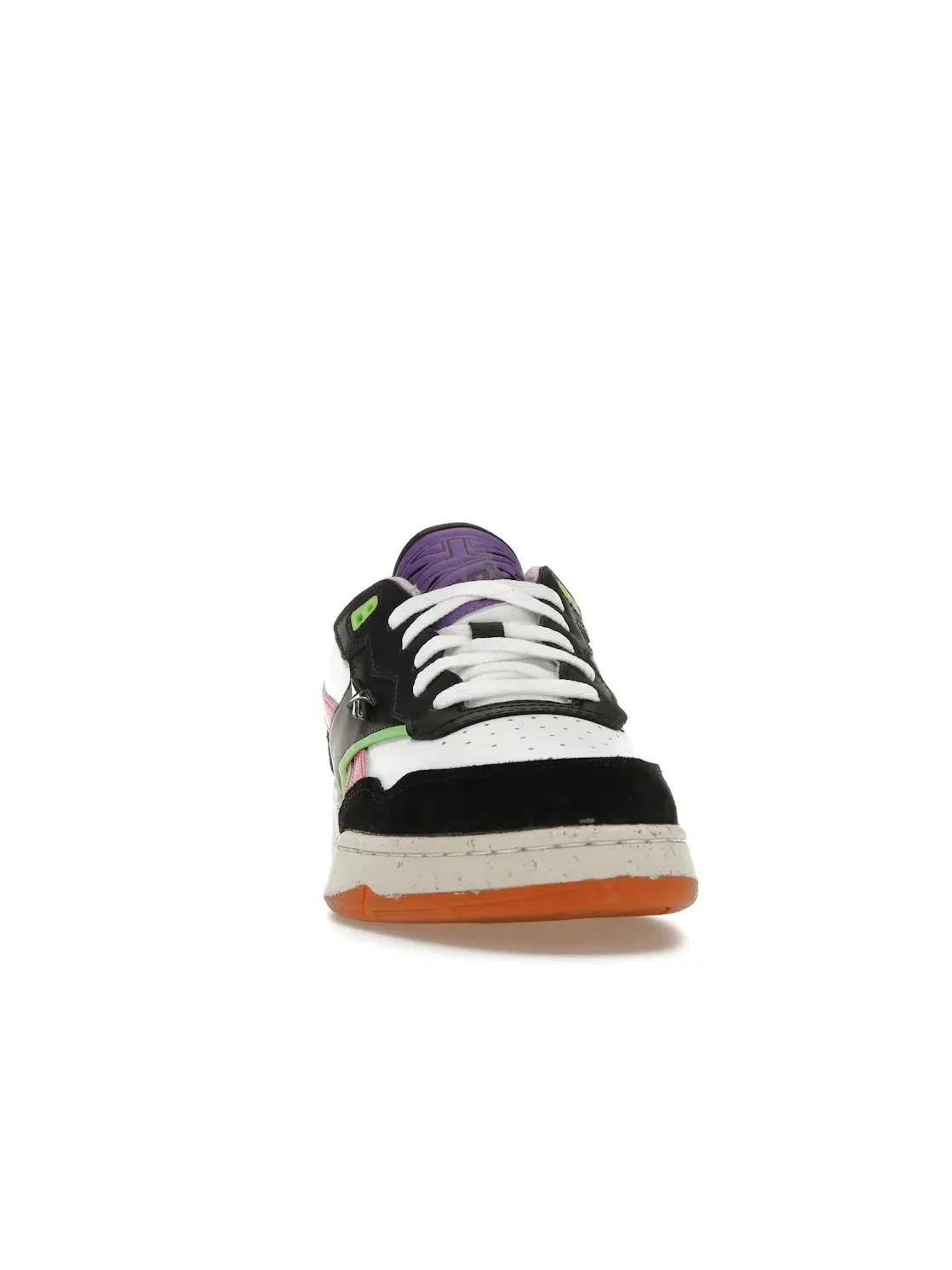 Кроссовки мужские Reebok BB 4000 II Lifestyle, кожаные — изображение 2 из 4, черный/белый/розовый