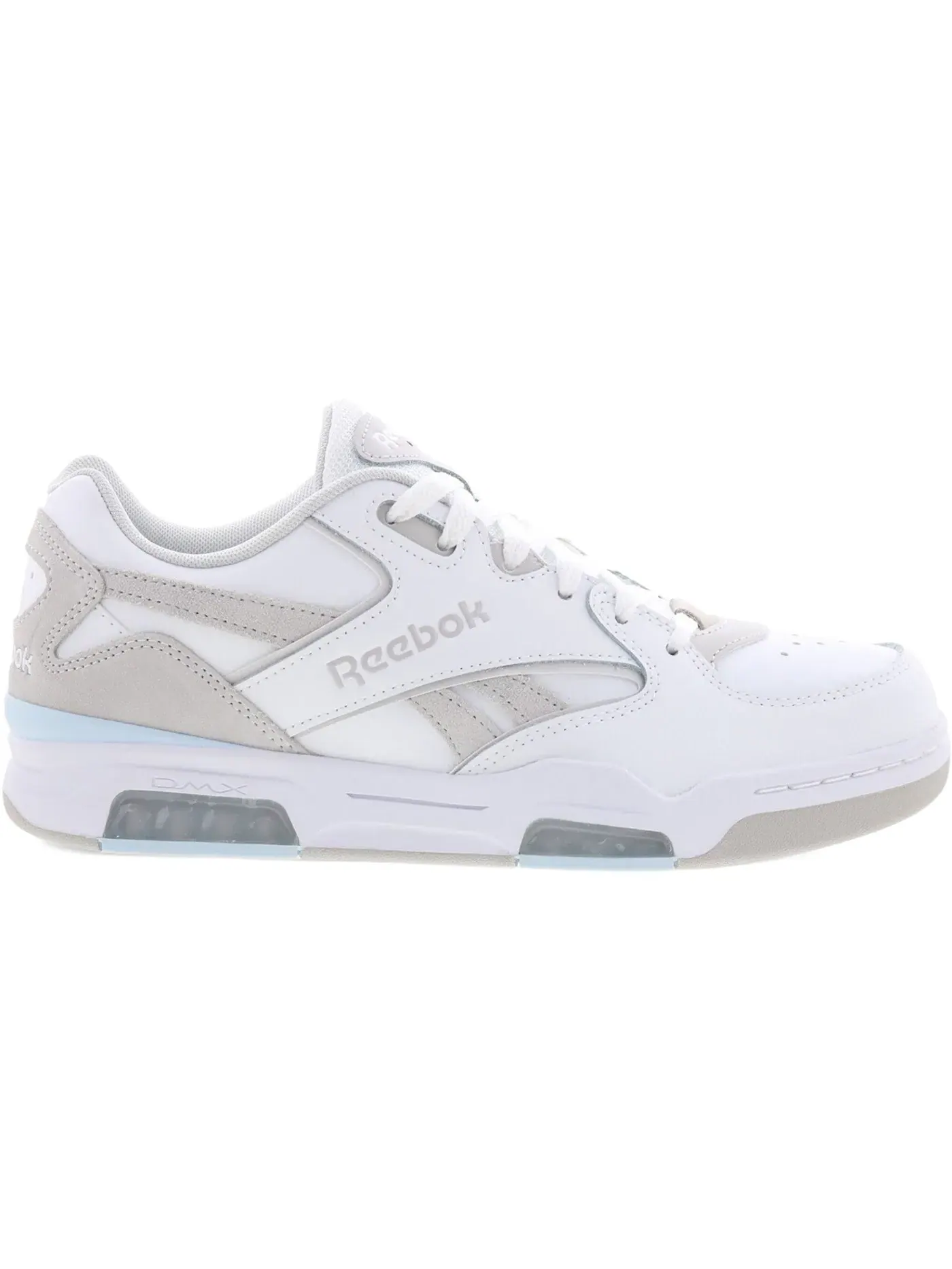 Кроссовки мужские Reebok BB 4500 DMX Retro, кожаные — изображение 1 из 1, белый серый синий