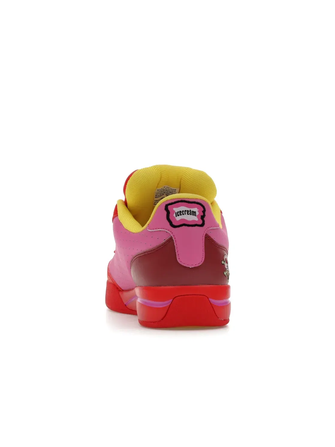 Кроссовки мужские Reebok Board Flip, Lifestyle — изображение 4 из 4, красный/розовый/желтый