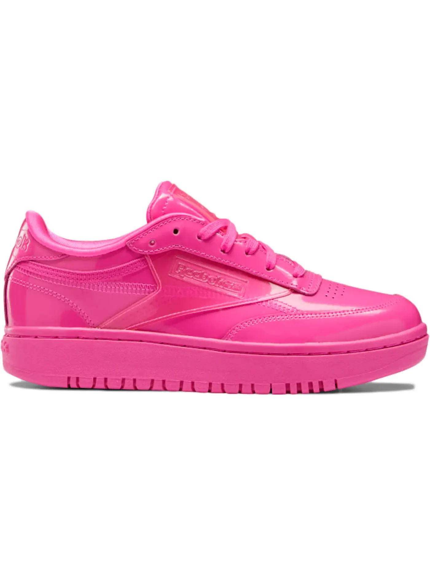 Кроссовки женские Reebok Cardi Coated Club C Double, с покрытием — изображение 1 из 1, розовый