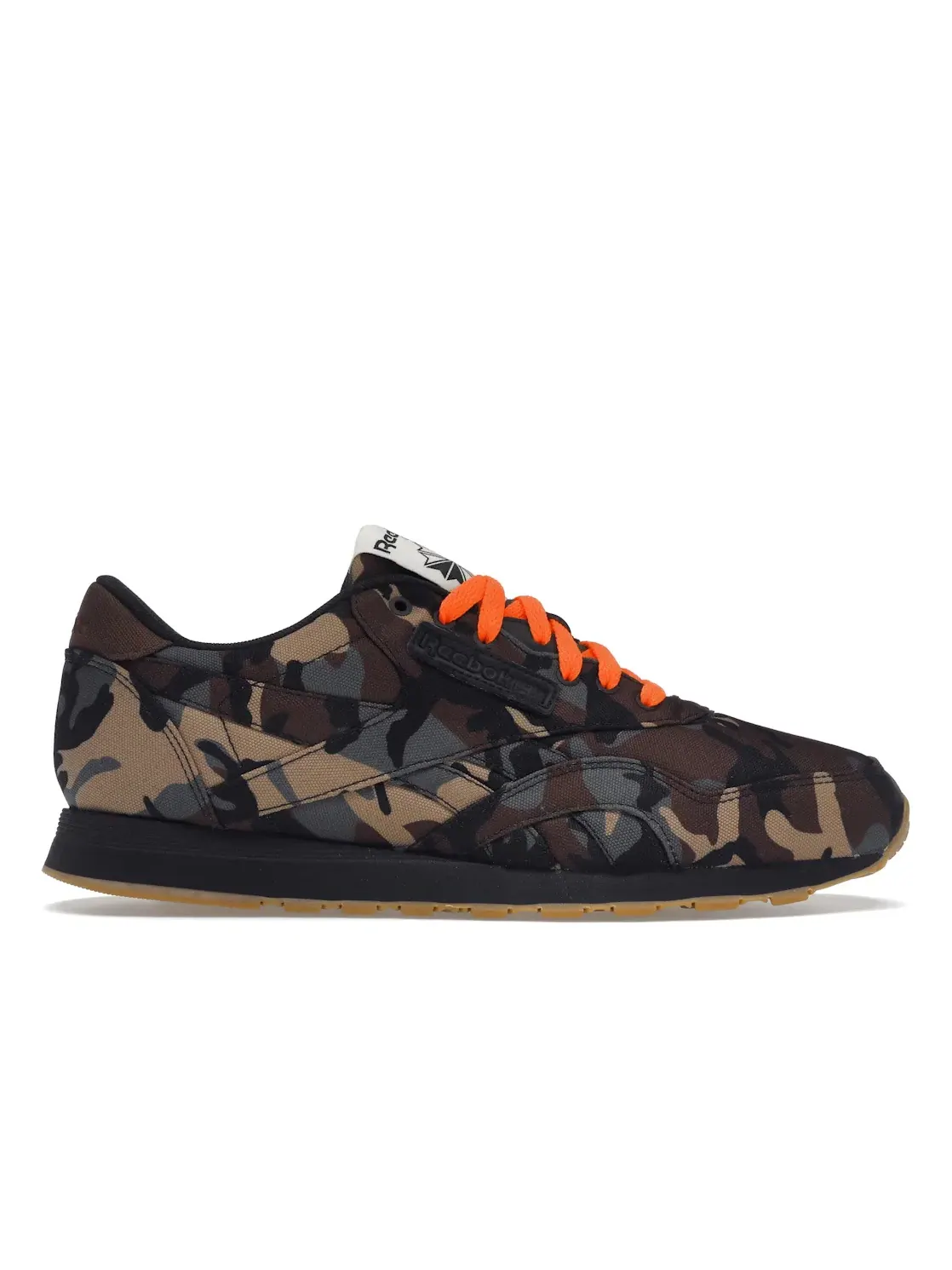 Кроссовки мужские Reebok Classic Canvas, камуфляжный принт — изображение 1 из 4, зеленый