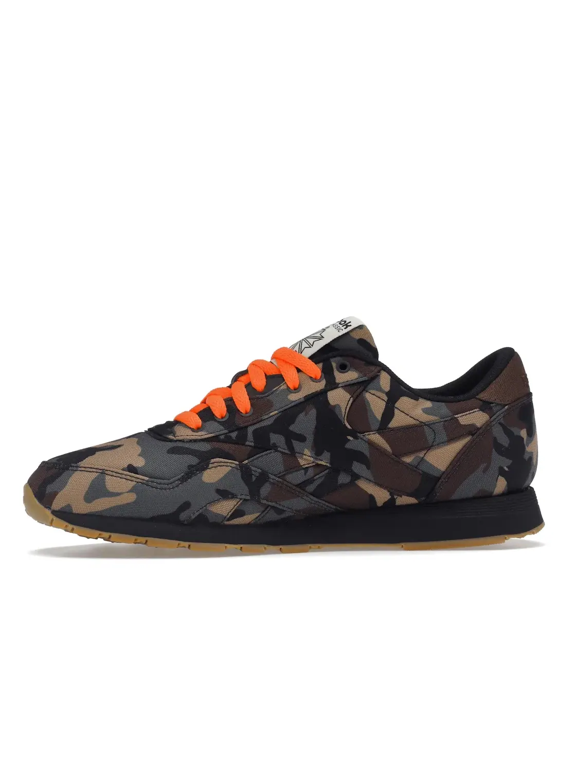 Кроссовки мужские Reebok Classic Canvas, камуфляжный принт — изображение 3 из 4, зеленый
