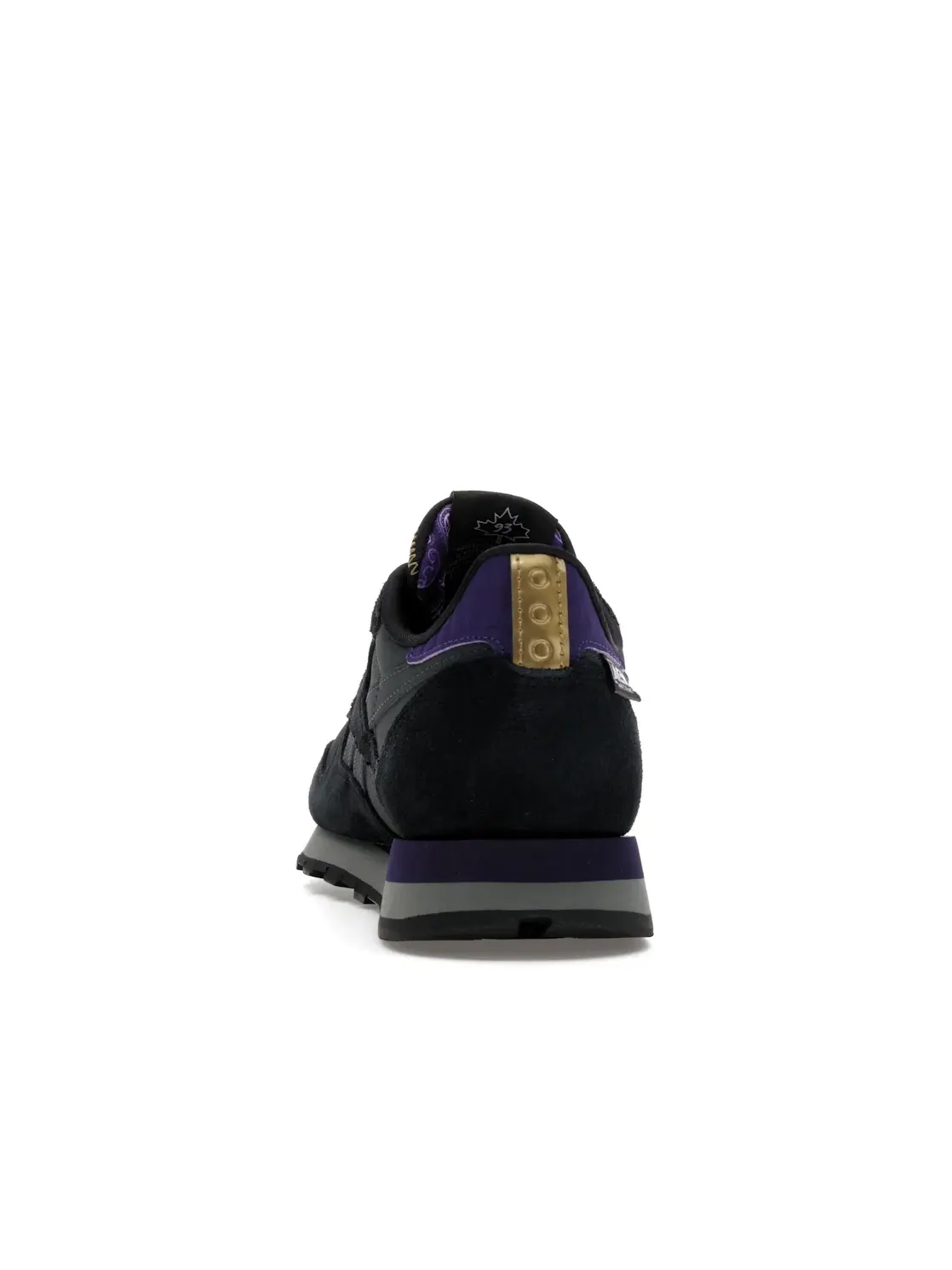 Кроссовки мужские Reebok Classic Leather AEW Brodie Lee, кожаные — изображение 4 из 4, черный фиолетовый