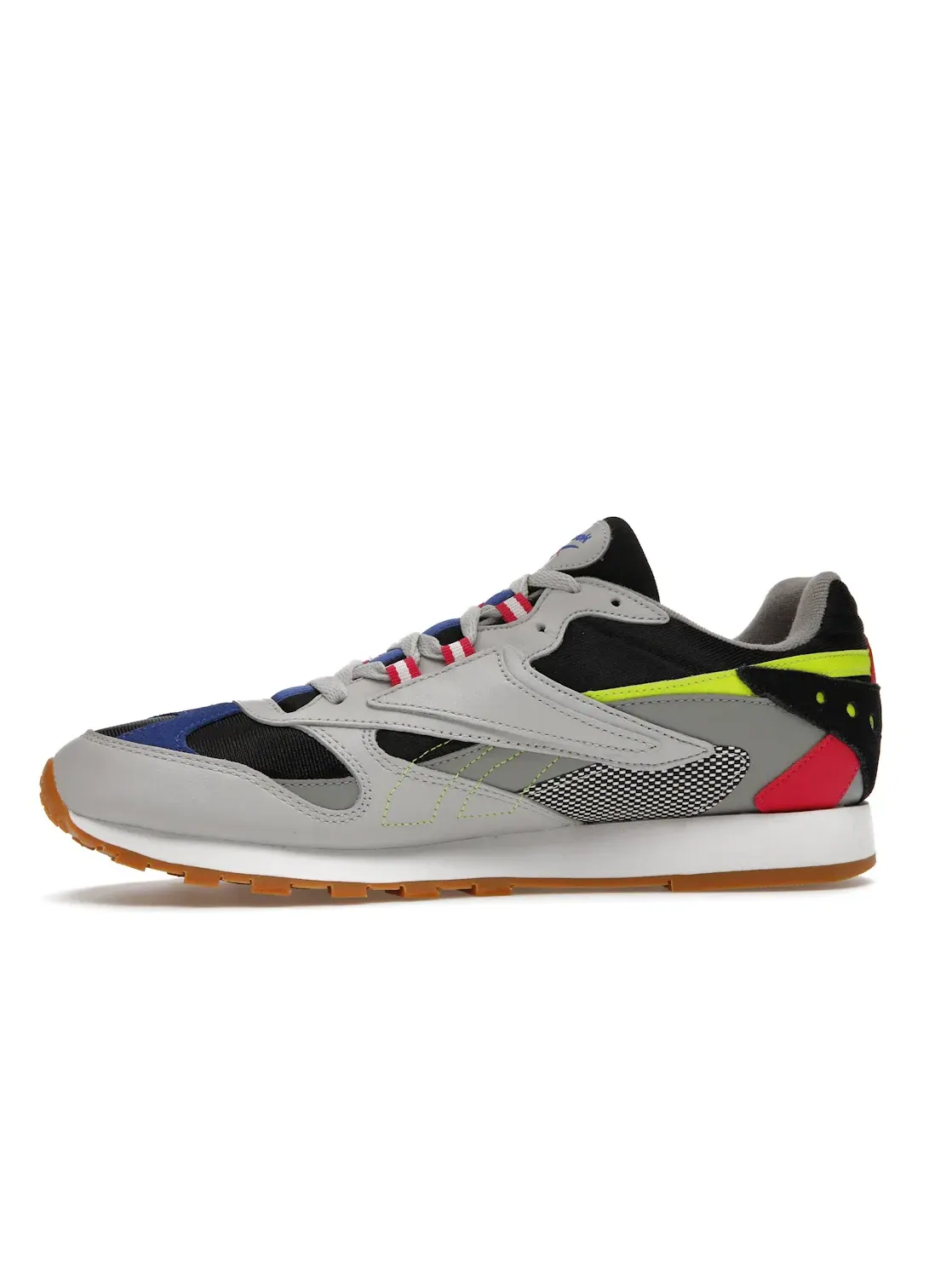 Кроссовки Reebok Classic Leather Lifestyle — изображение 3 из 4, серый/черный-розовый