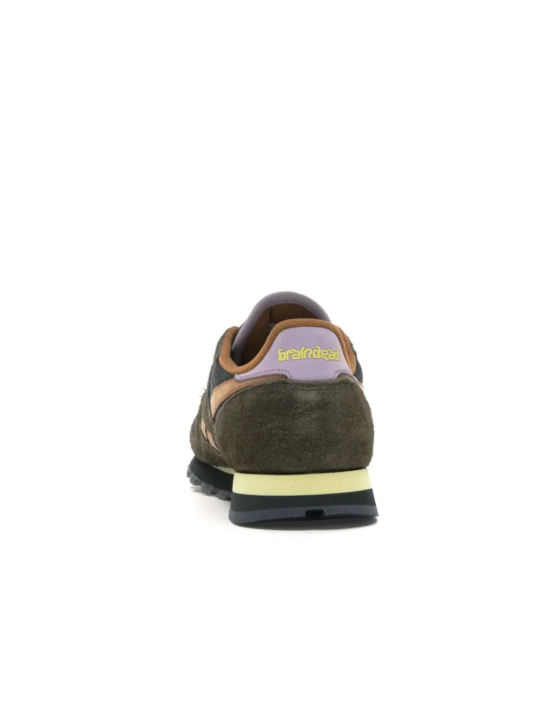 Кроссовки Reebok Classic Leather Lifestyle Brain Dead Moss/Soft Camel/Filtered Yellow — изображение 4 из 4, желтый