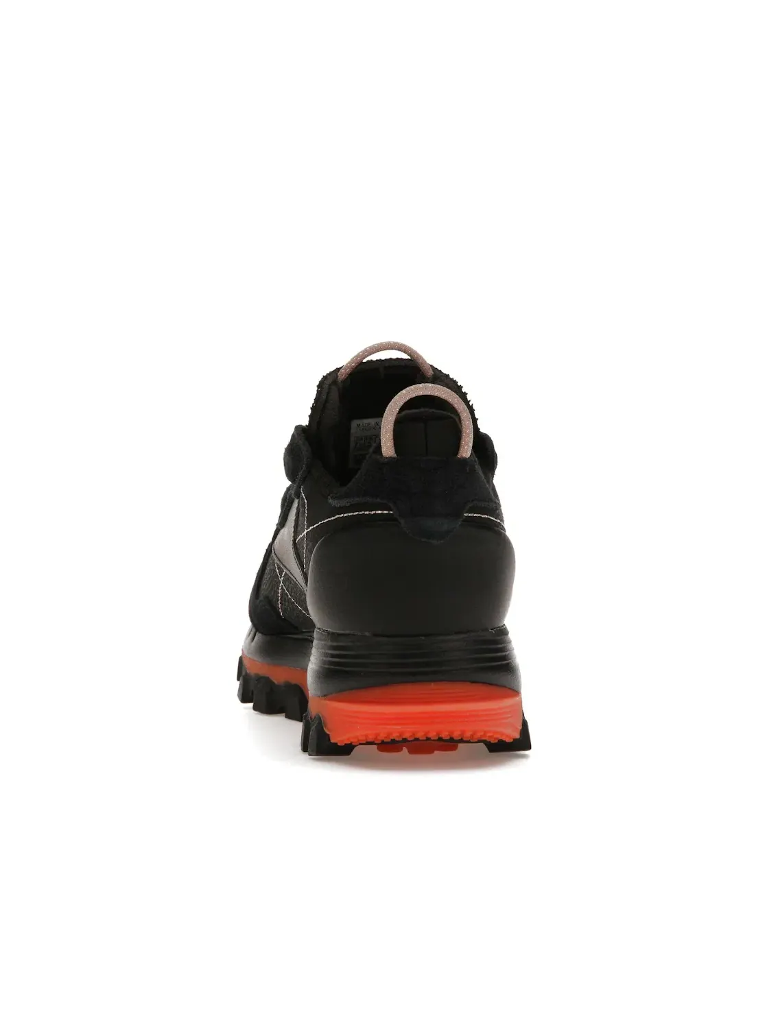 Кроссовки женские Reebok Classic Leather Lifestyle — изображение 4 из 4, черный/оранжевый