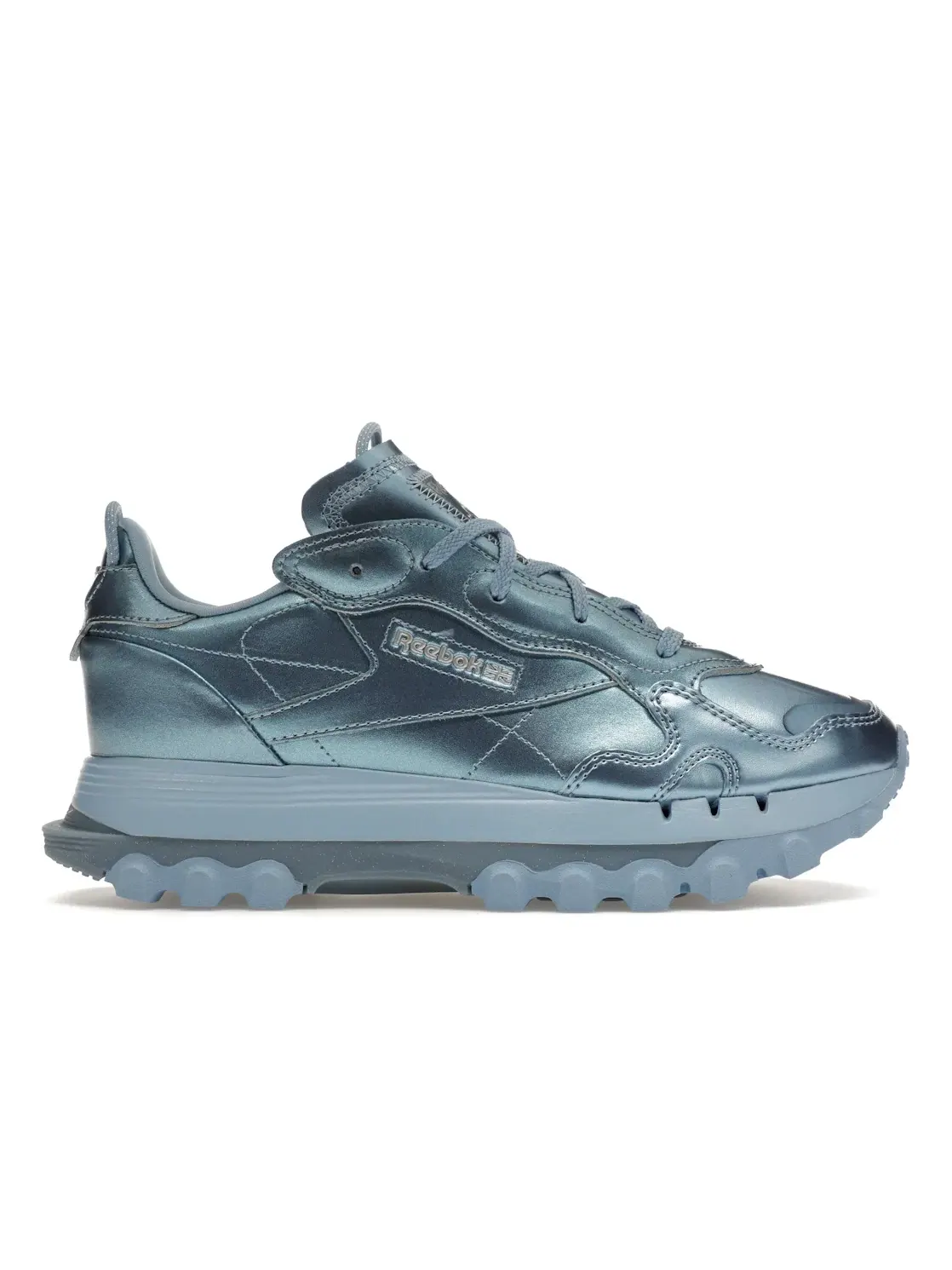 Кроссовки женские Reebok Classic Leather, кожаные — изображение 1 из 4, синий
