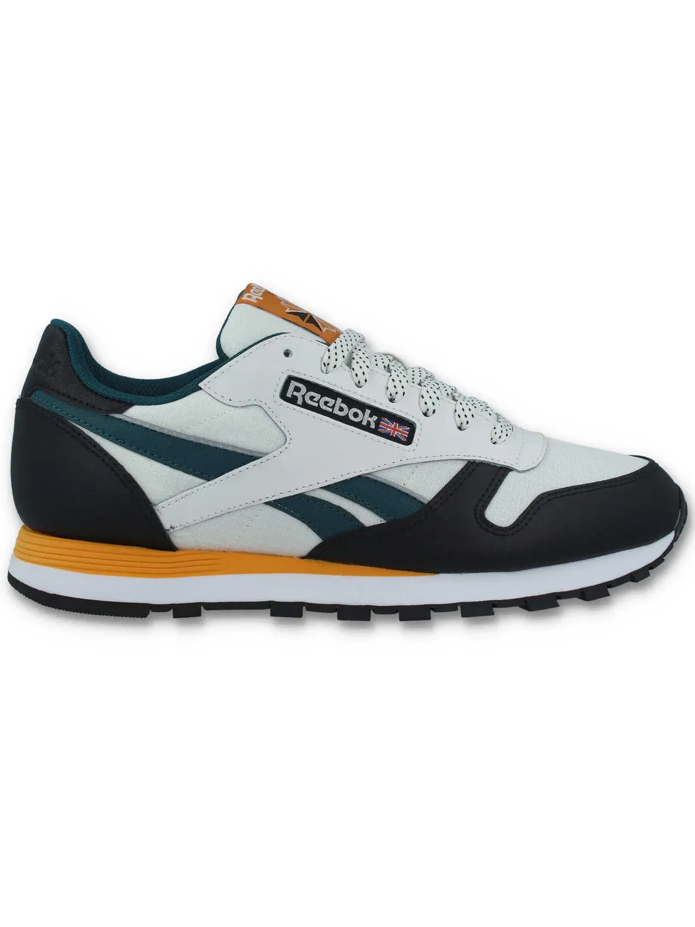Кроссовки Reebok Classic Leather Lifestyle — изображение 1 из 1, черный/золотистый