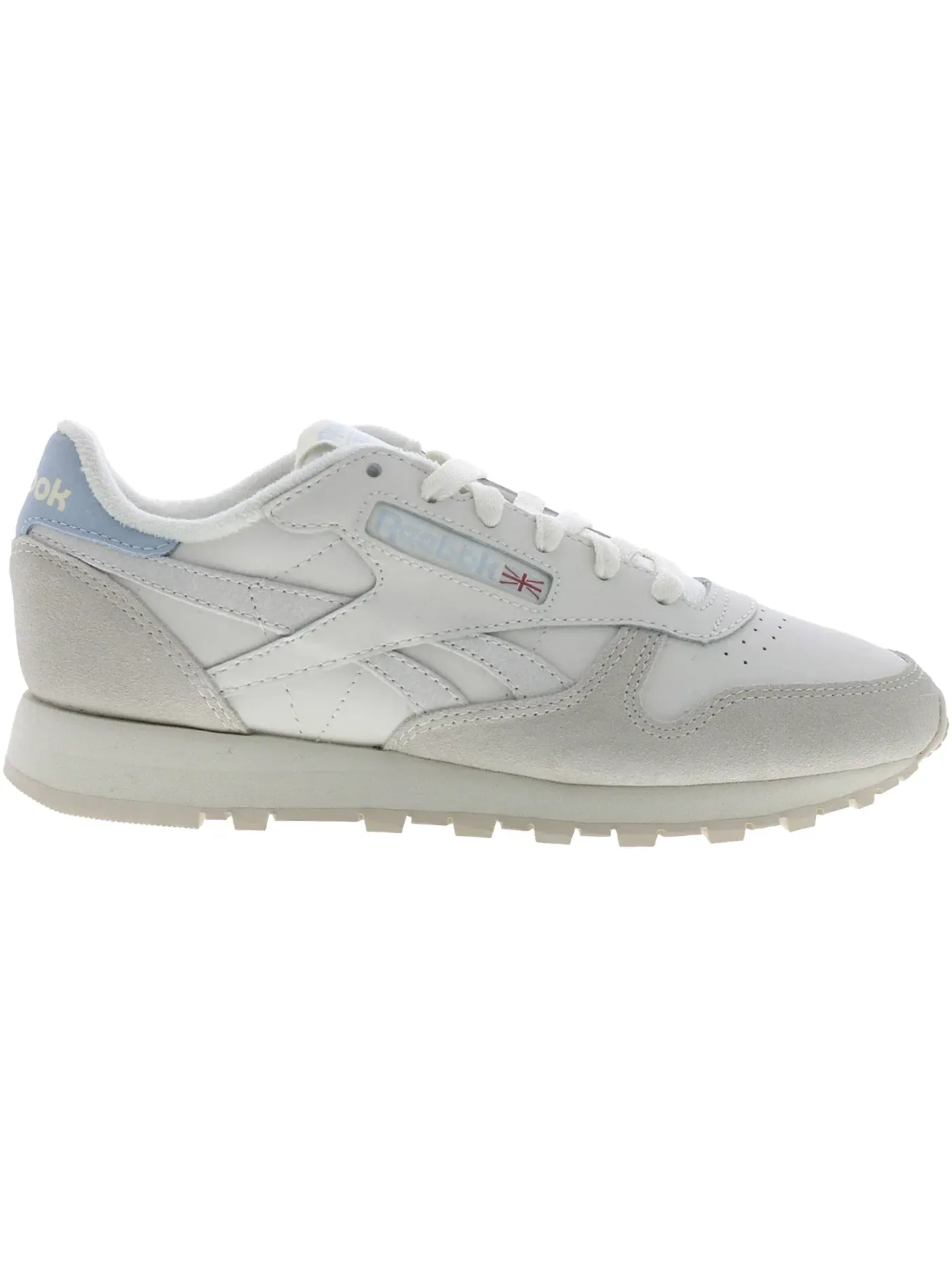Кроссовки женские Reebok Classic Leather, кожаные — изображение 1 из 1, винтажный/синий