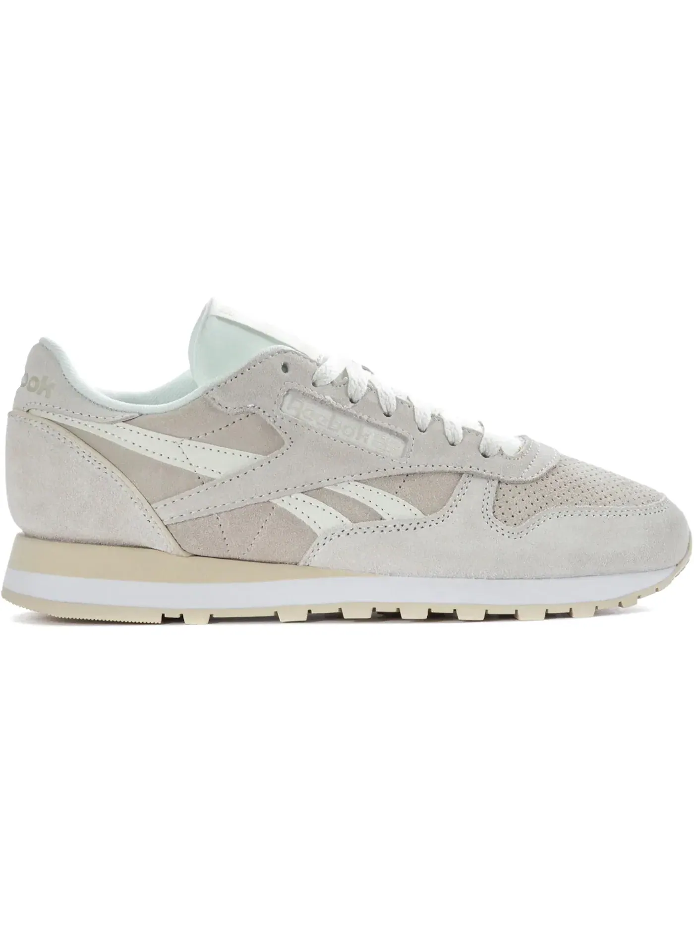 Кроссовки мужские Reebok Classic Leather, Lifestyle — изображение 1 из 1, песочный/белый