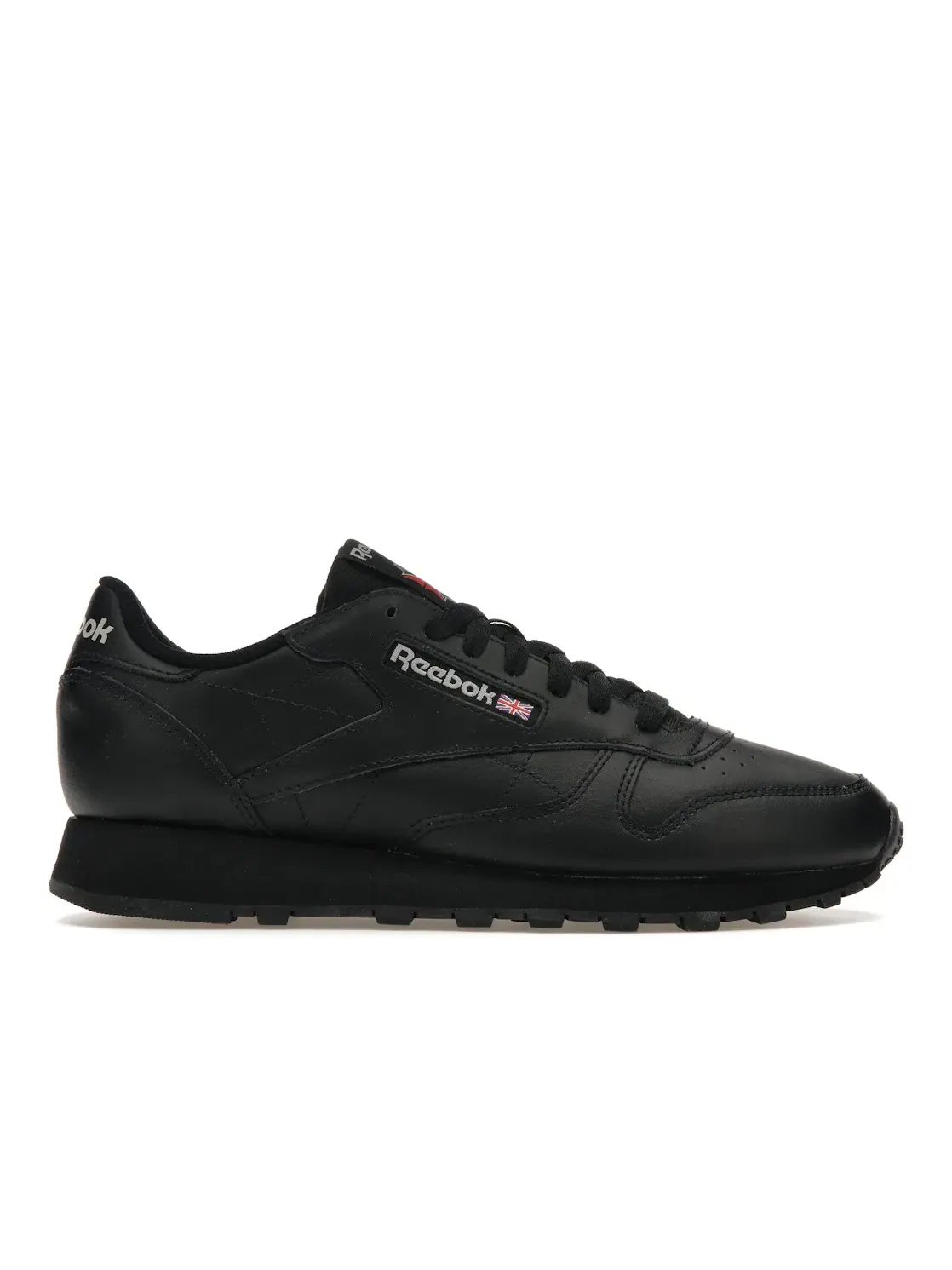 Кроссовки мужские Reebok Classic Leather, кожаные — изображение 1 из 4, черный