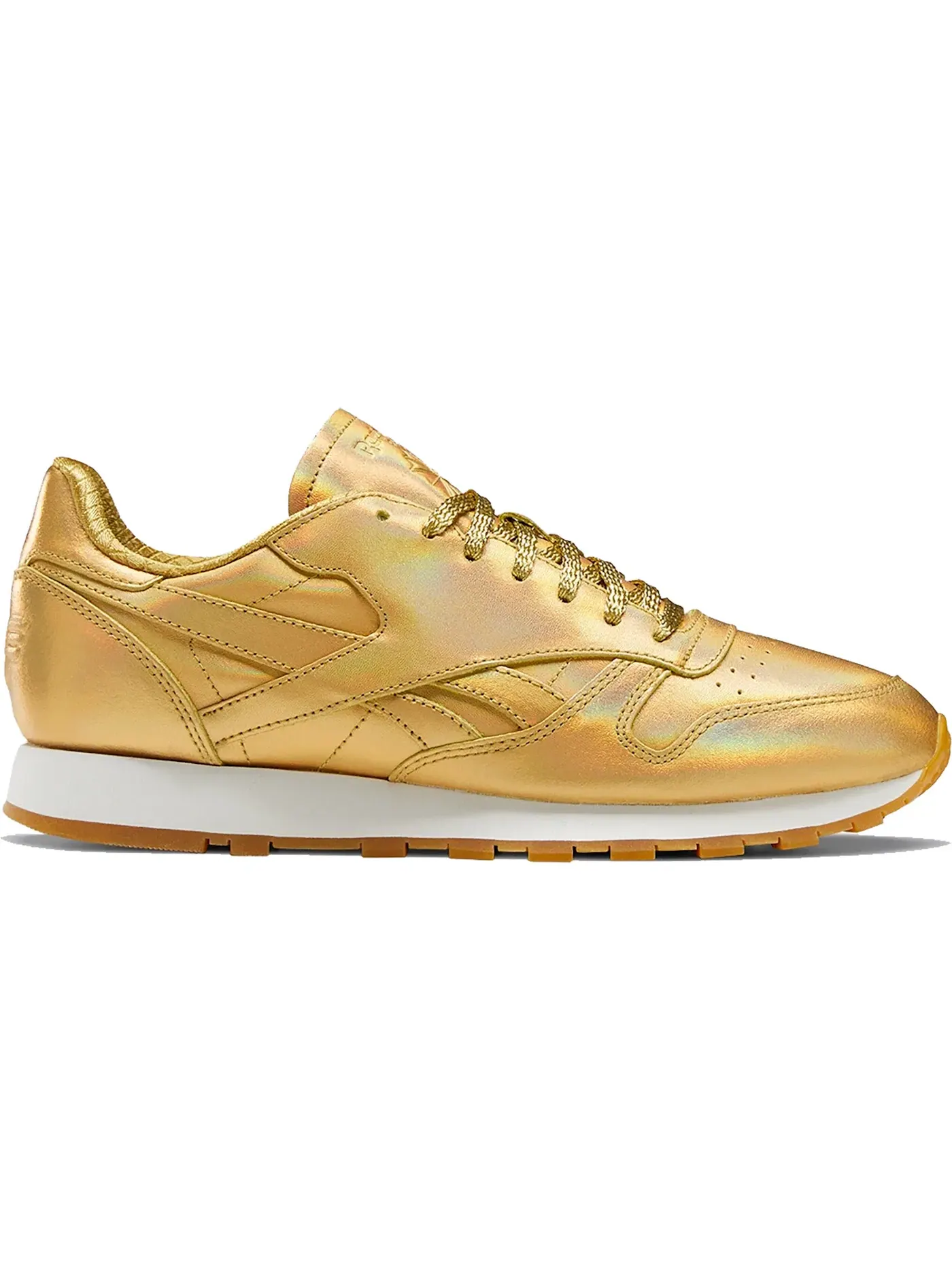 Кроссовки Reebok Classic Leather Lifestyle — изображение 1 из 1, золотистый металлик