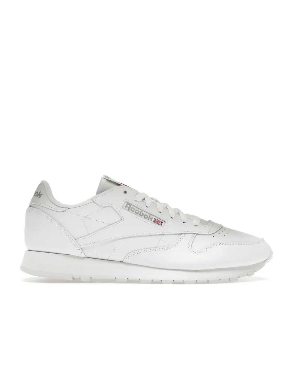 Кроссовки мужские Reebok Classic Leather, кожаные — изображение 1 из 4, серый