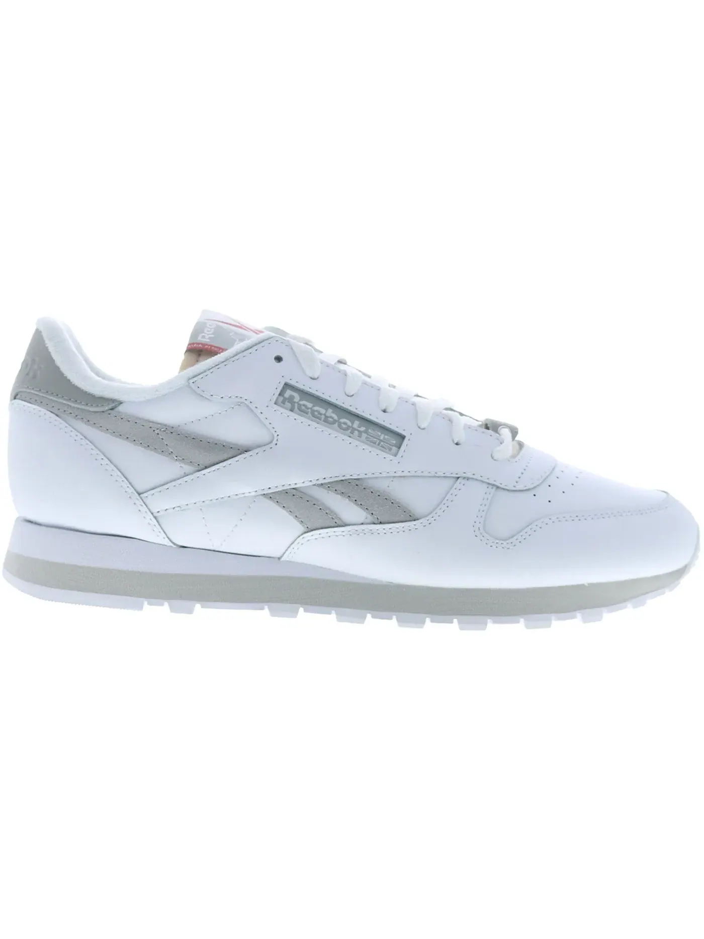 Кроссовки Reebok Classic Leather, Lifestyle — изображение 1 из 1, белый/серый/серый