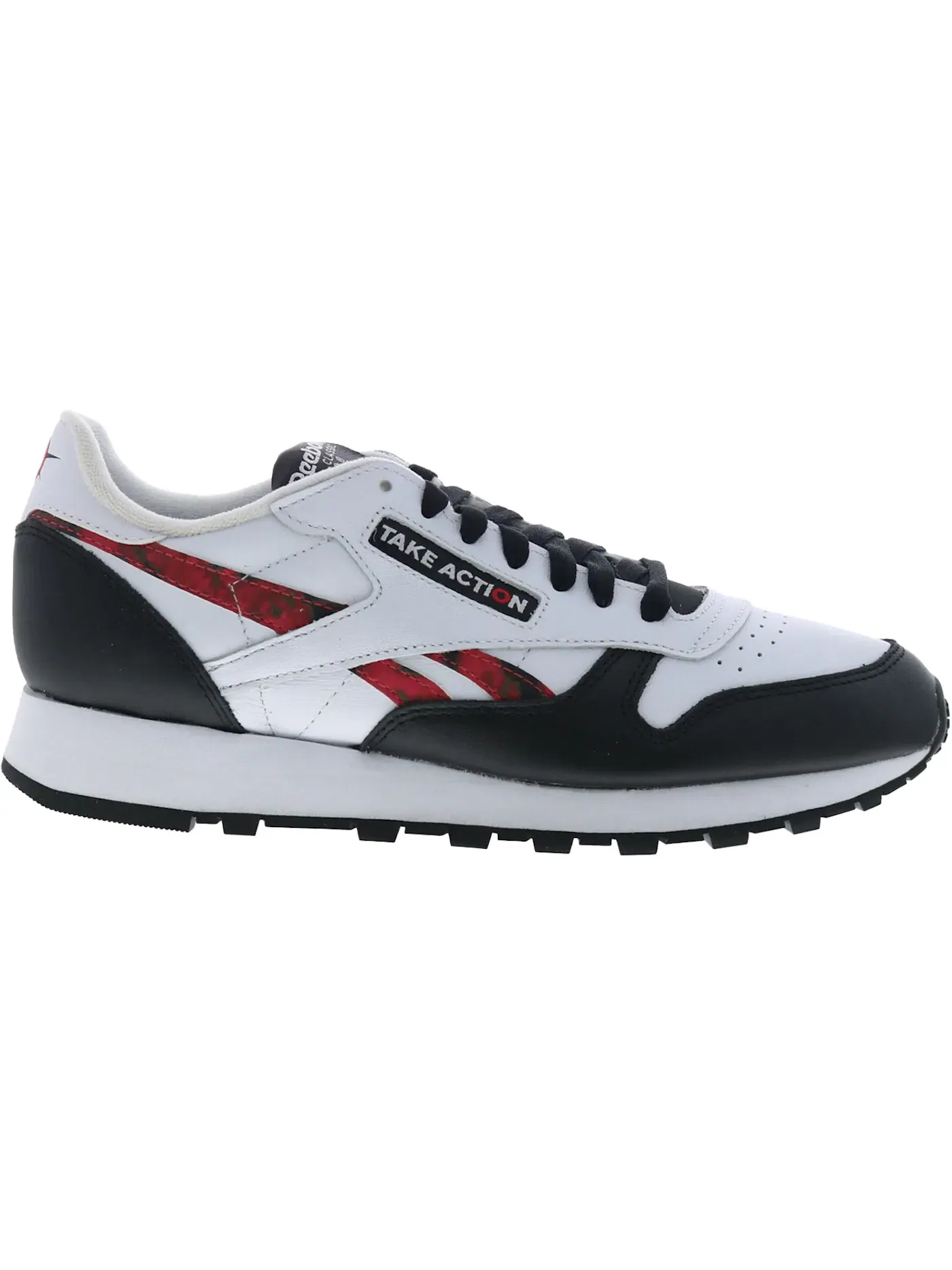 Кроссовки Reebok Classic Leather Lifestyle — изображение 1 из 1, белый/черный/красный