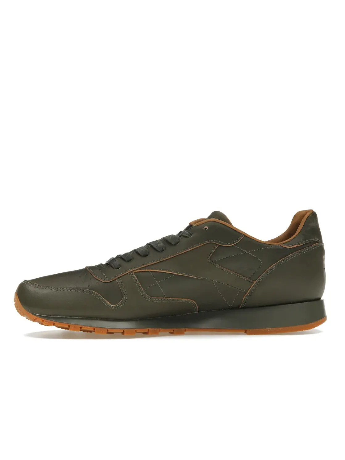 Кроссовки мужские Reebok Classic Leather Lifestyle, кожаные — изображение 3 из 4, черный