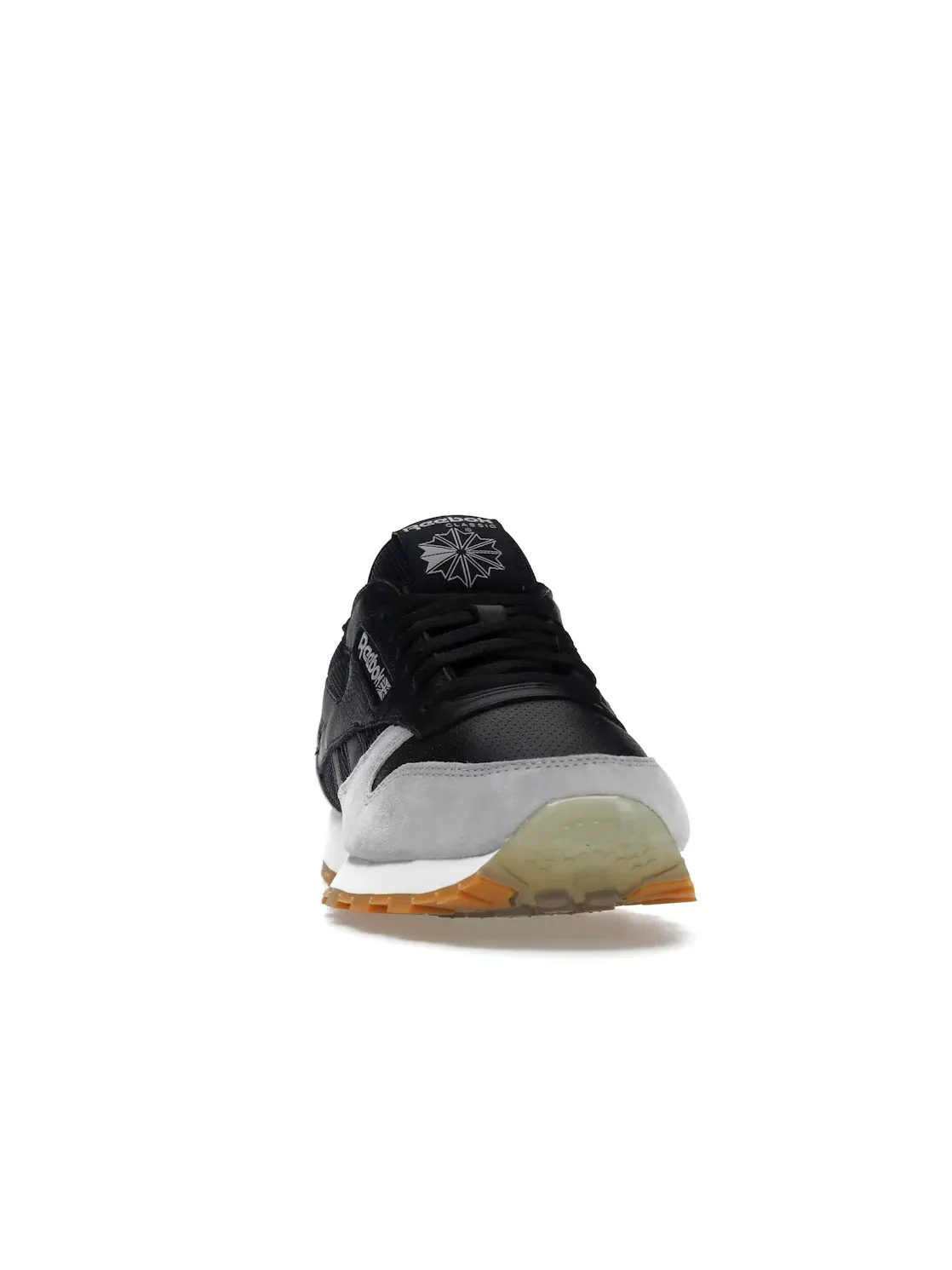 Кроссовки мужские Reebok Classic Leather Kendrick Lamar Perfect Split, с перфорацией — изображение 2 из 4, черный/серый