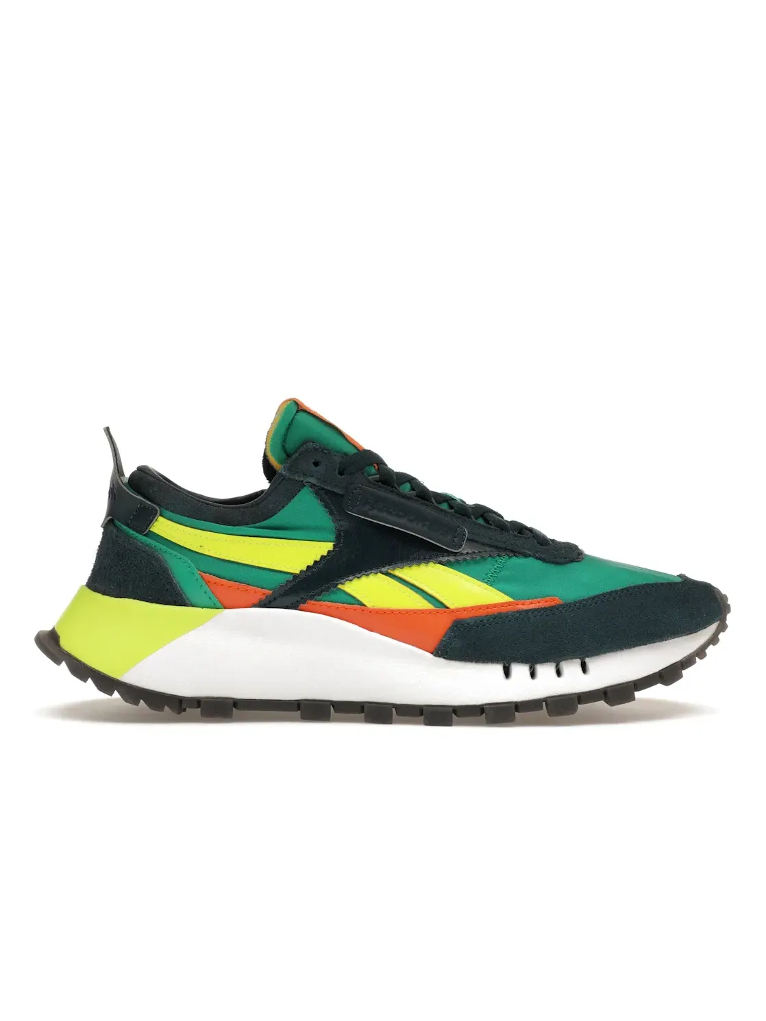 Кроссовки мужские Reebok Classic Leather Legacy, Lifestyle — изображение 1 из 4, синий/зеленый-желтый